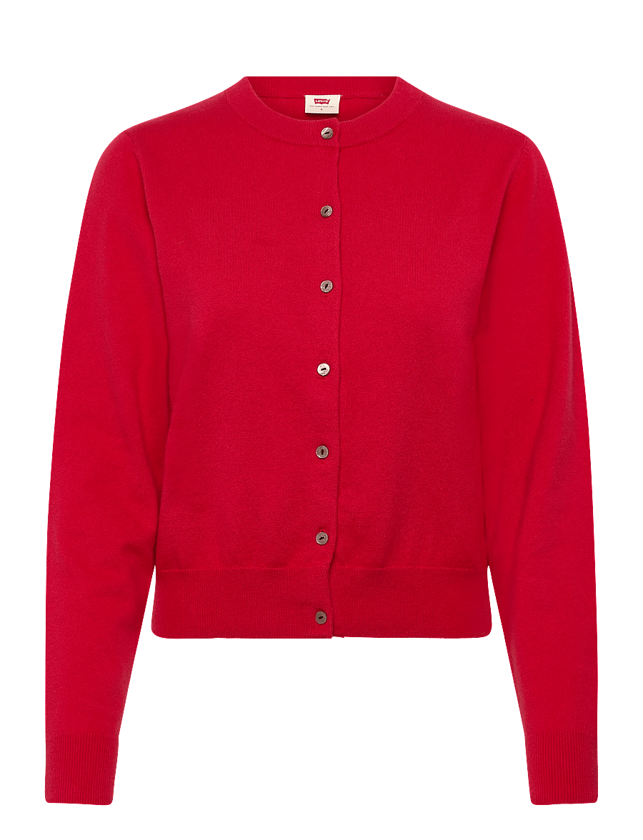 Levi's® - SUPER SOFT CREWNECK CARDI TRUE - koftor - reds - 1