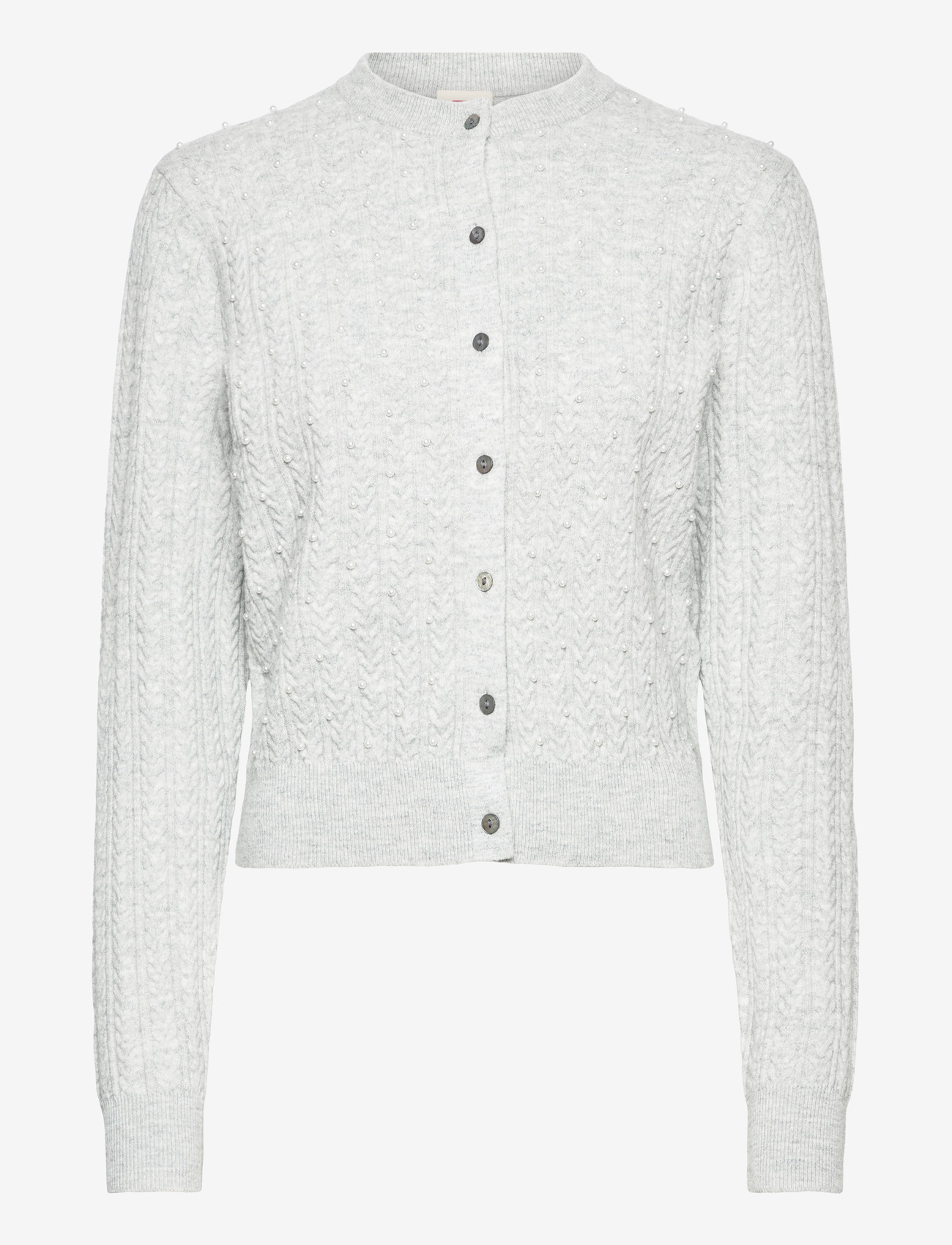 Levi's® - SUPER SOFT CREWNECK CARDI LIGH - cardigans - greys - 1