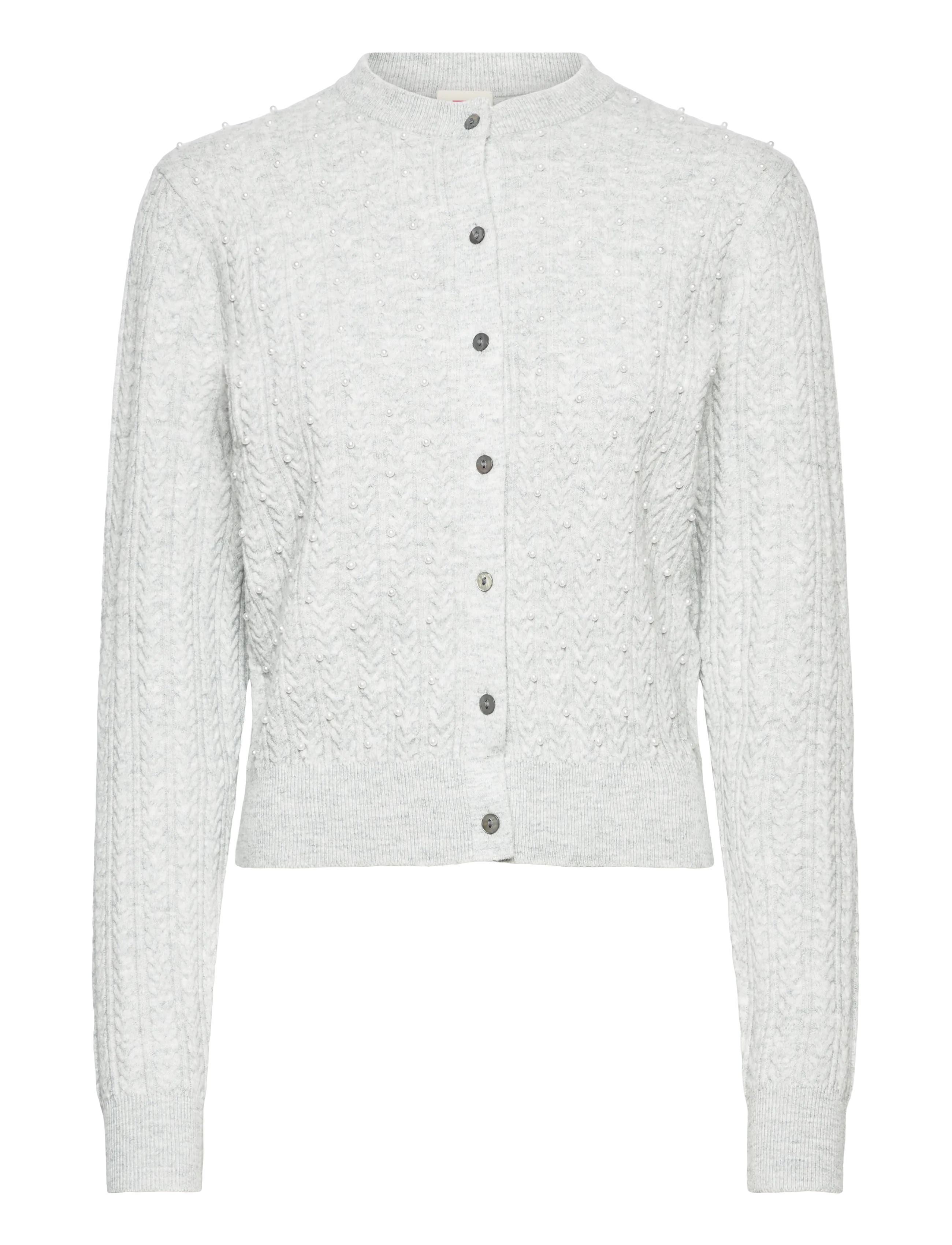 Levi's® SUPER SOFT CREWNECK CARDI LIGH - Stickat - GREYS / grey