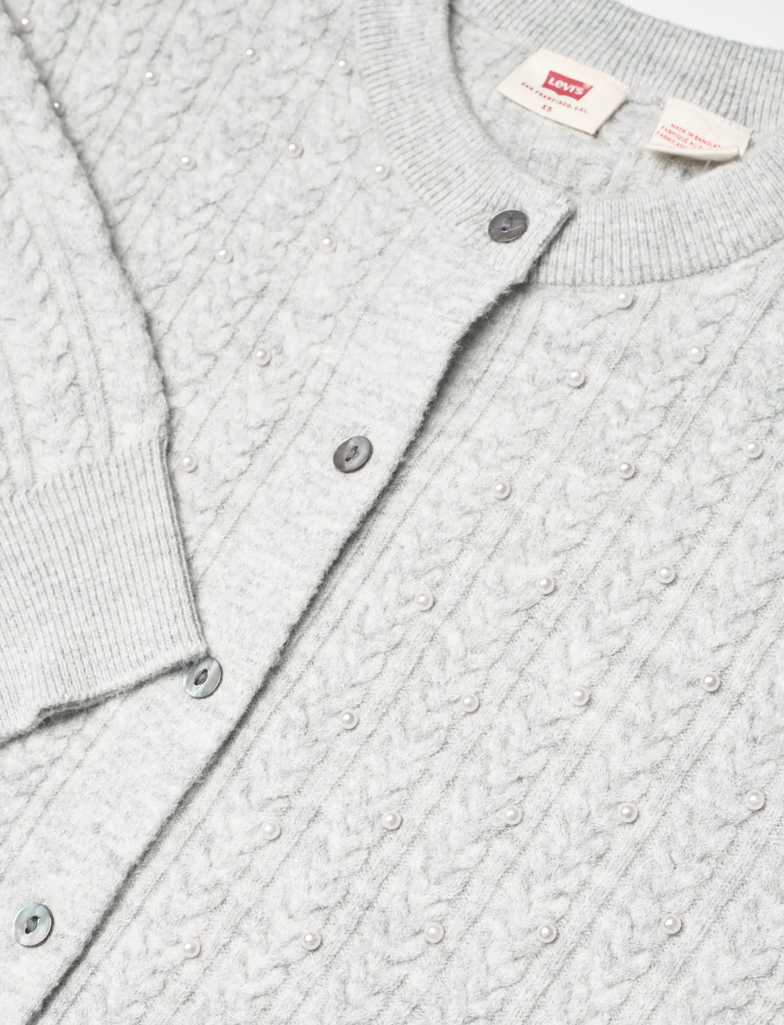 Levi's® - SUPER SOFT CREWNECK CARDI LIGH - greys - 5