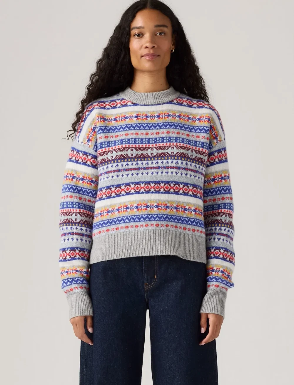 Levi's® - INES FAIRISLE SWEATER LEANDRA - sviitrid - multi-color - 3
