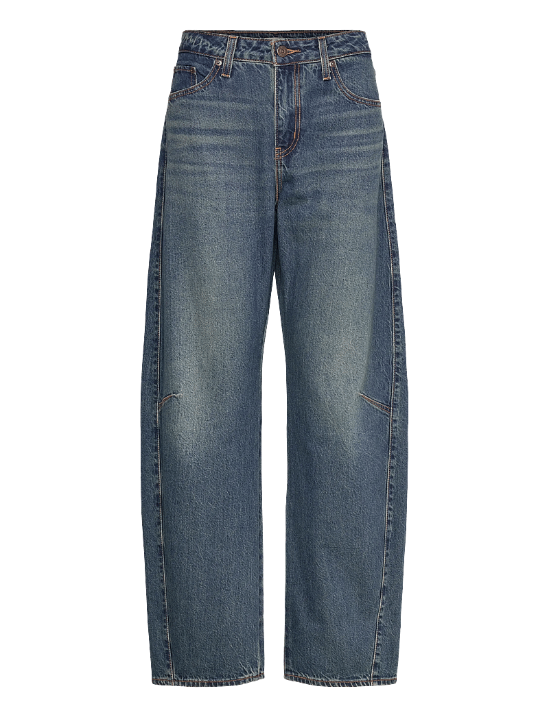 Levi's® - BAGGY DAD BARREL MOST WANTED - barrel jeans - dark indigo - worn in - 1