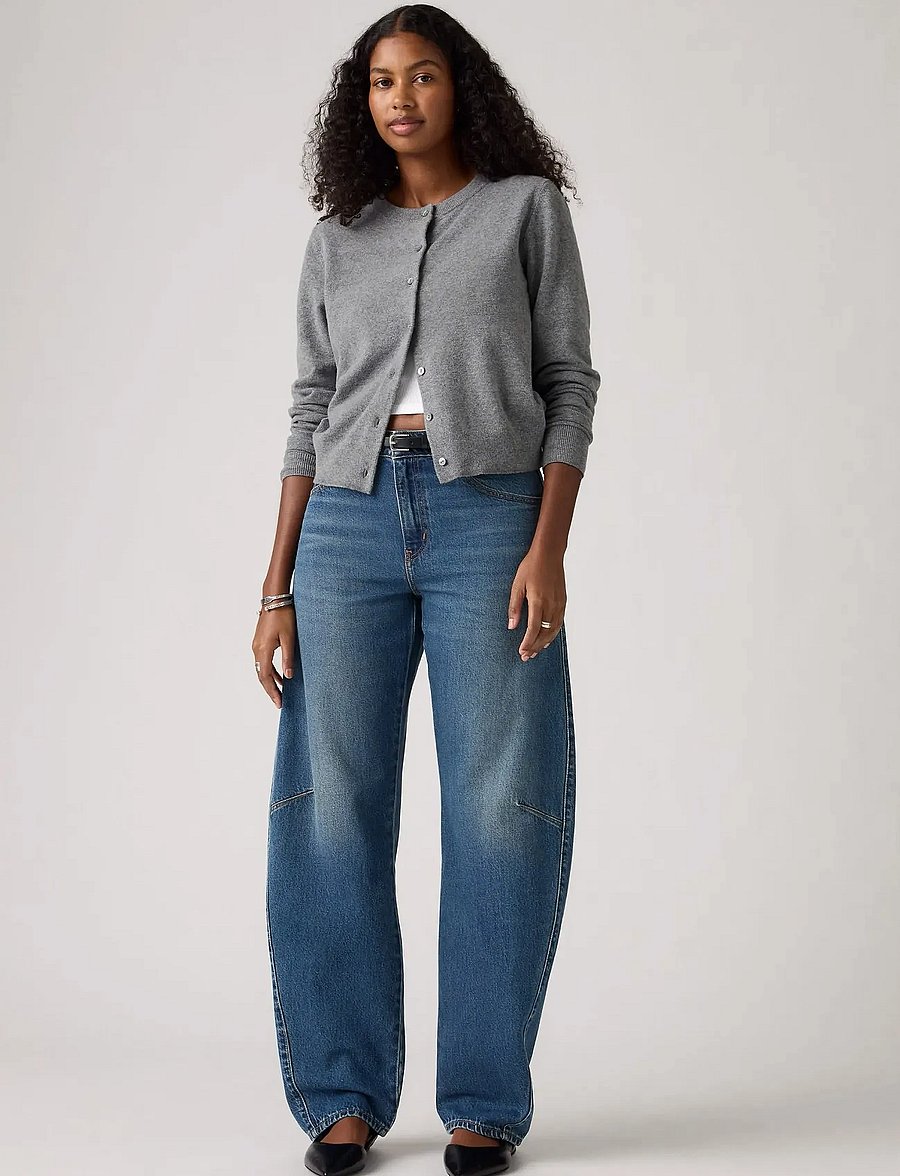 Levi's® - BAGGY DAD BARREL MOST WANTED - barrel jeans - dark indigo - worn in - 0