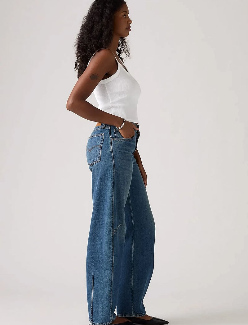 Levi's® - BAGGY DAD BARREL MOST WANTED - barrel jeans - dark indigo - worn in - 3