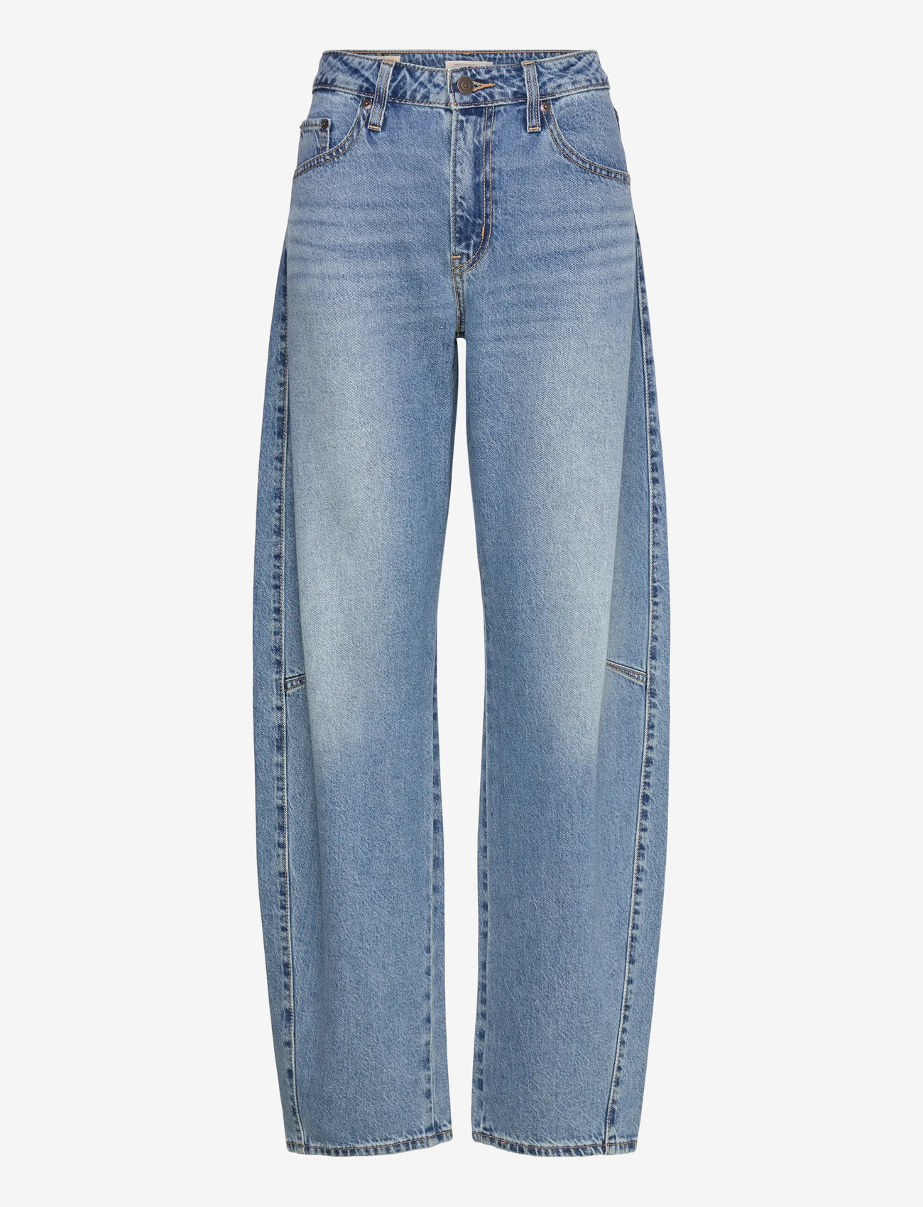 Levi's® - BAGGY DAD BARREL EASY DAYS BAR - barrel jeans - med indigo - worn in - 1