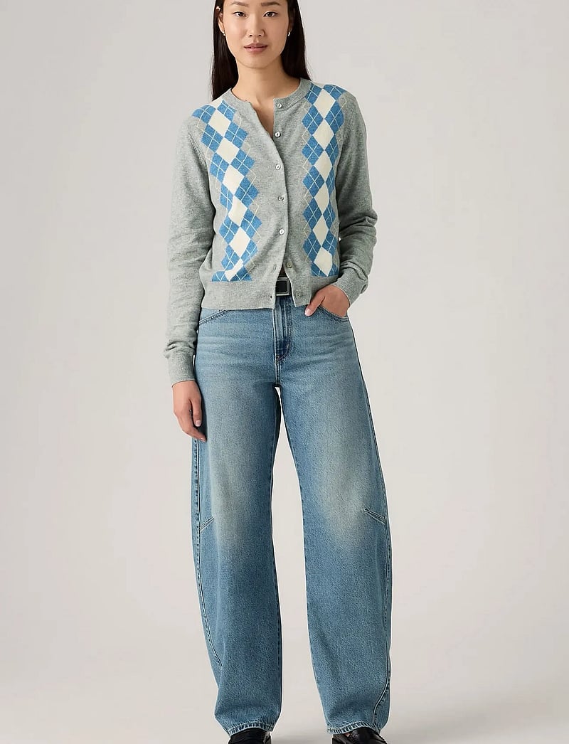 Levi's® - BAGGY DAD BARREL EASY DAYS BAR - barrel jeans - med indigo - worn in - 0