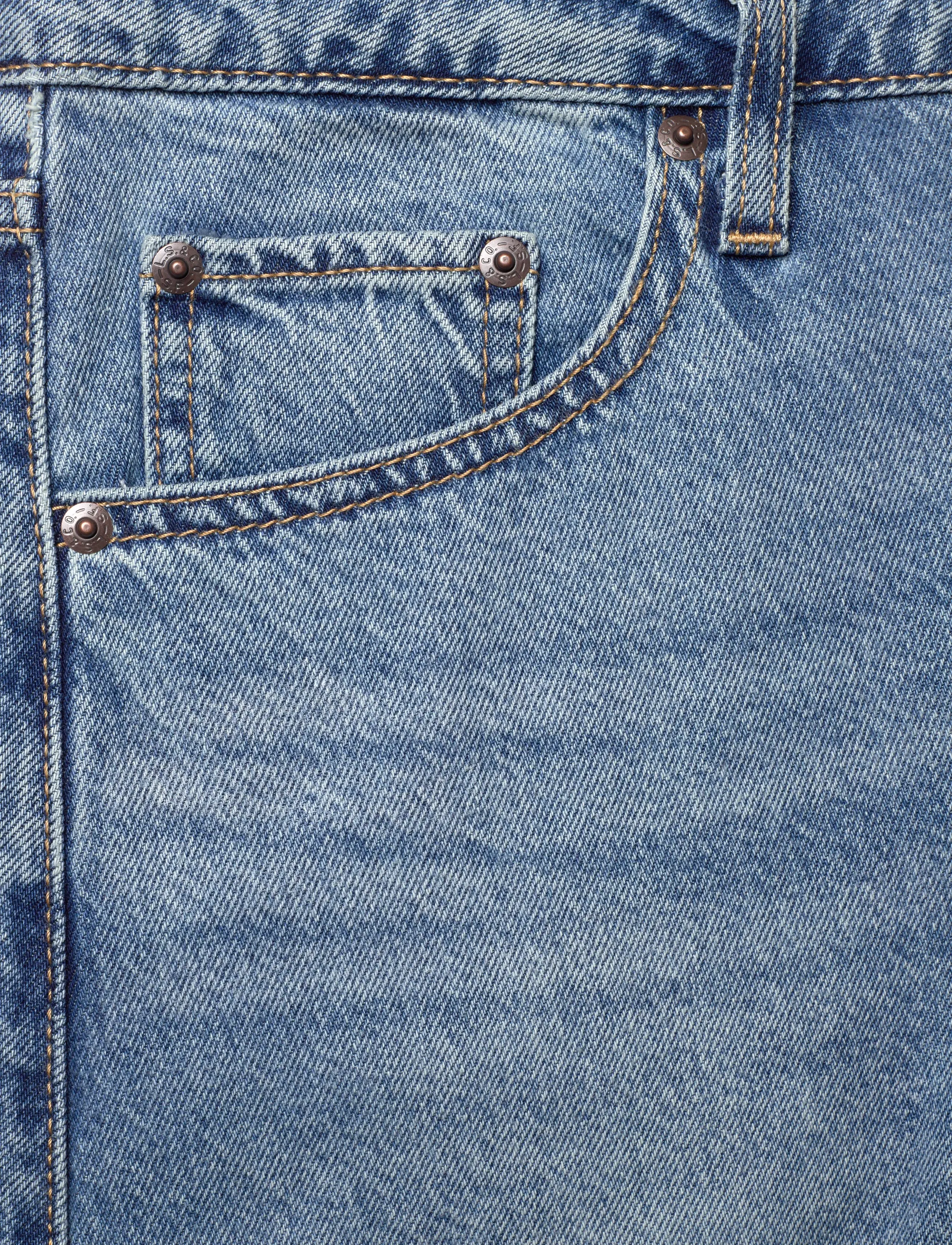 Levi's® - BAGGY DAD BARREL EASY DAYS BAR - barrel jeans - med indigo - worn in - 5