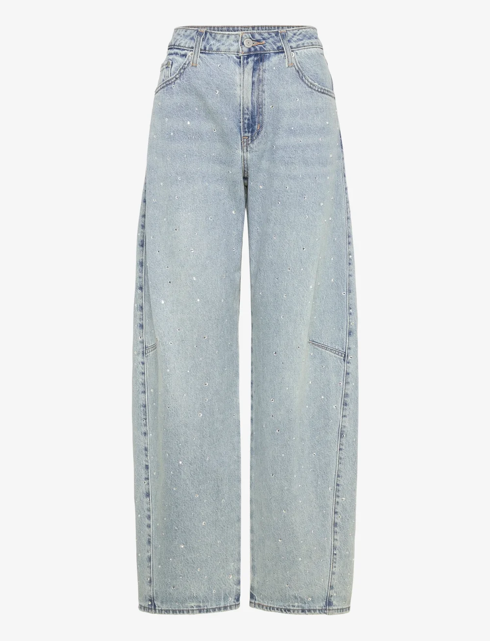 Levi's® - BAGGY DAD BARREL DAZZLE ME - barrel jeans - med indigo - worn in - 1