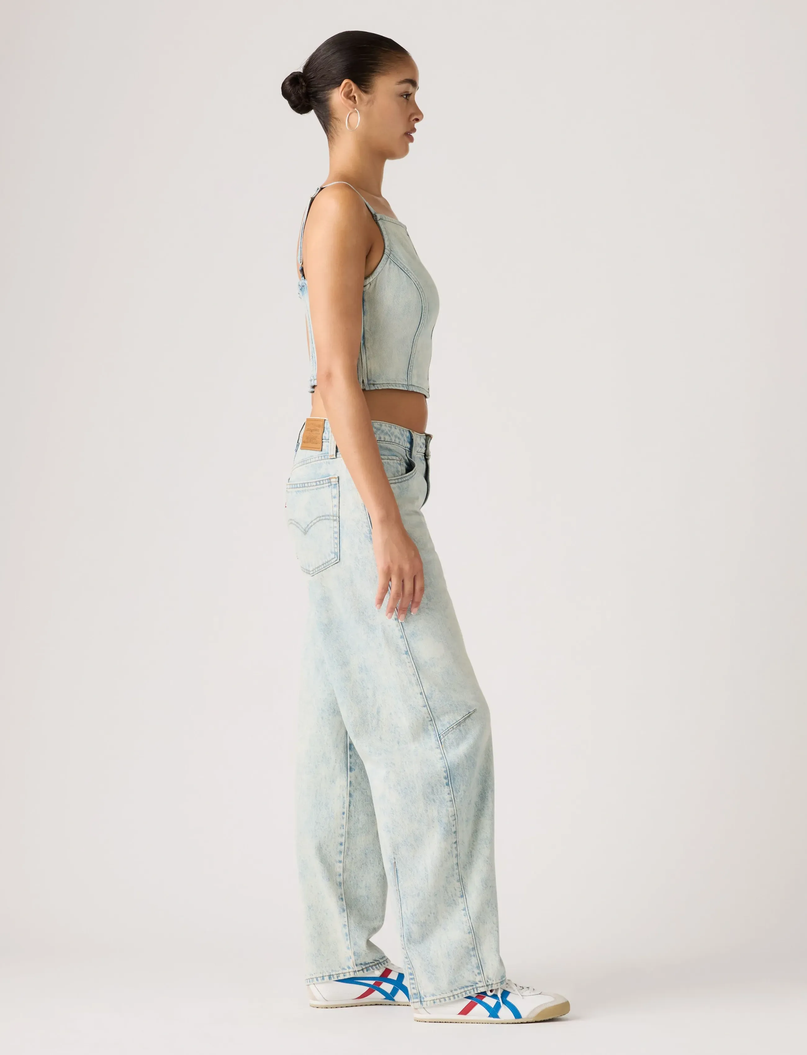 Levi's® - BAGGY DAD BARREL CIELITO LINDO - barrel jeans - light indigo - worn in - 3