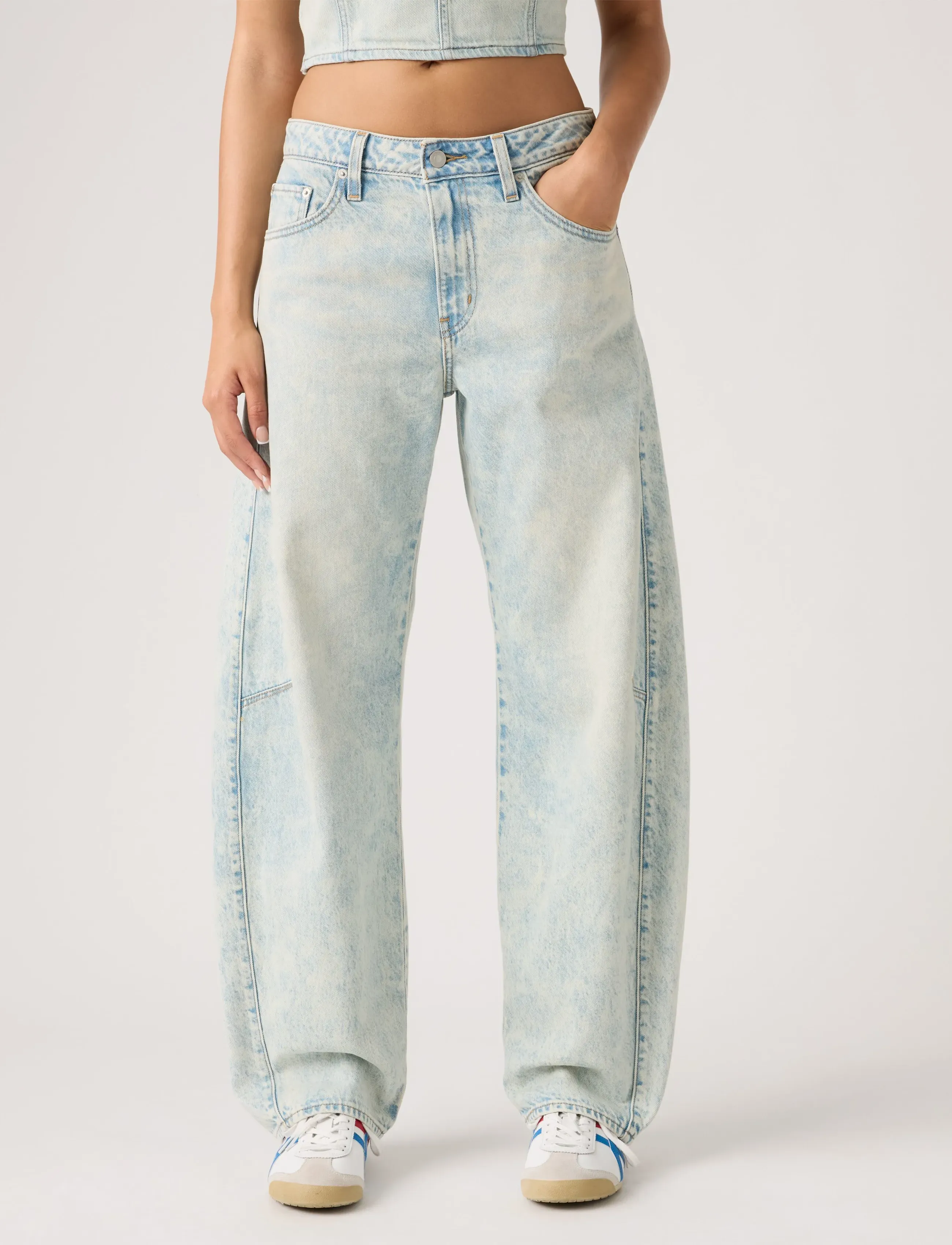 Levi's® - BAGGY DAD BARREL CIELITO LINDO - barrel jeans - light indigo - worn in - 5