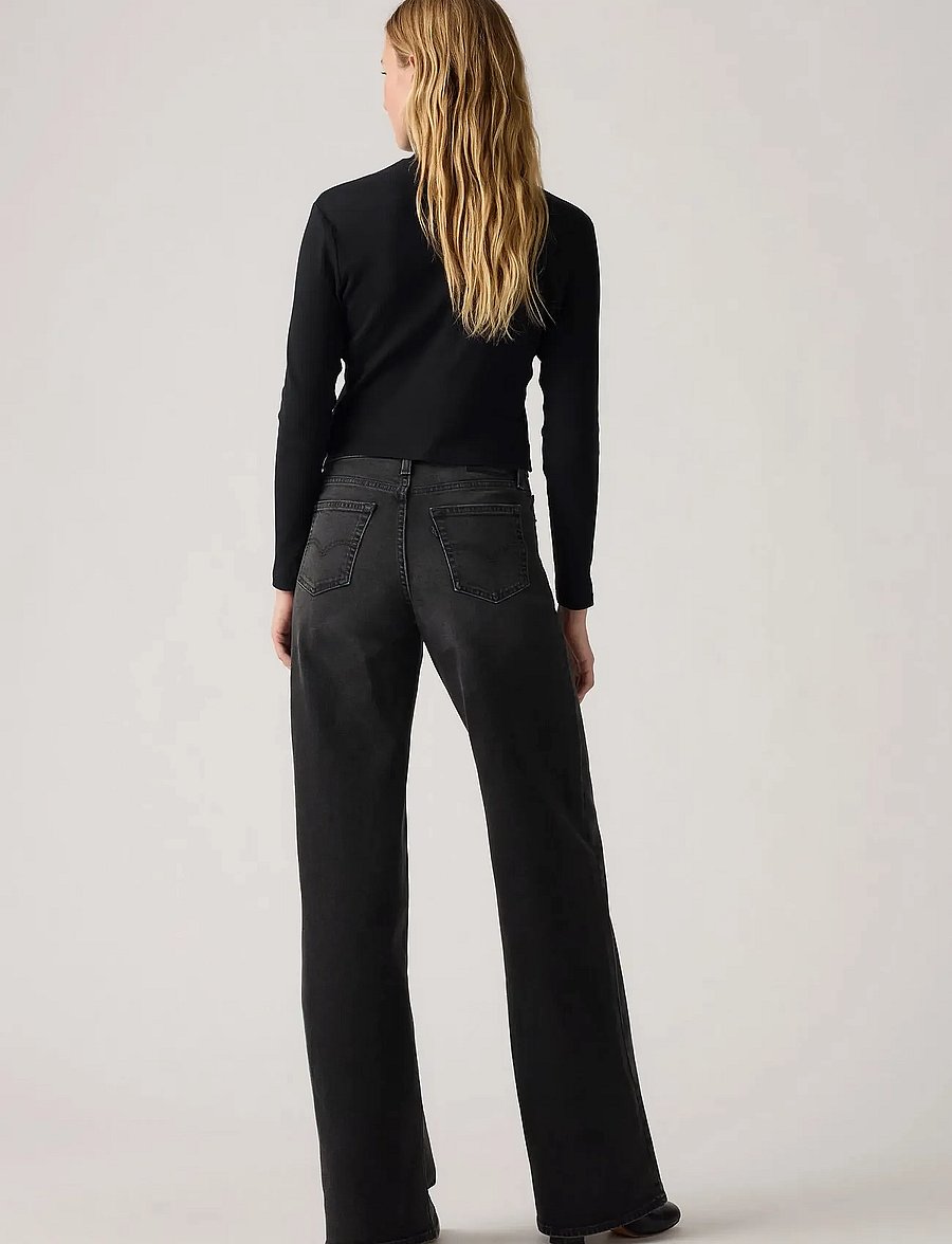 Levi's® - 728 HR WIDE LEG RODEO PRINCESS - schlaghosen - blacks - 4