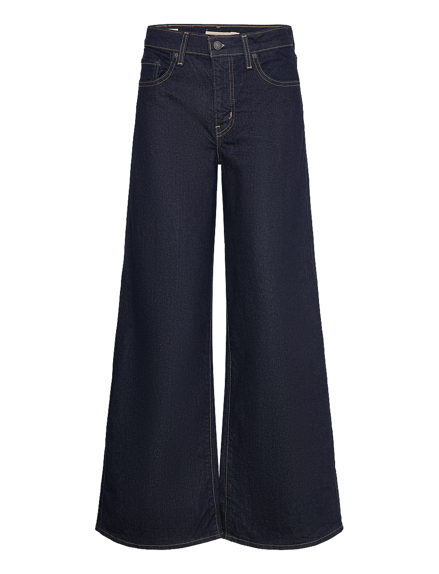 Levi's® - 728 HR WIDE LEG RETRO RINSE LB - nuo kelių platėjantys džinsai - dark indigo - flat finish - 1