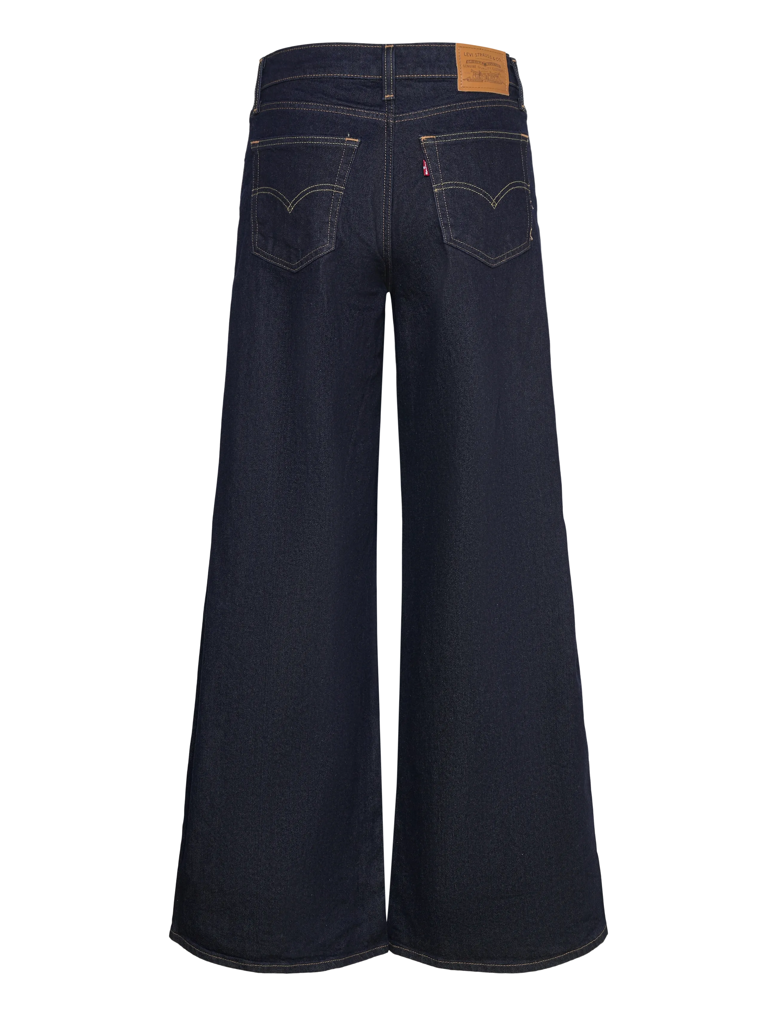 Levi's® - 728 HR WIDE LEG RETRO RINSE LB - jeans évasés - dark indigo - flat finish - 2