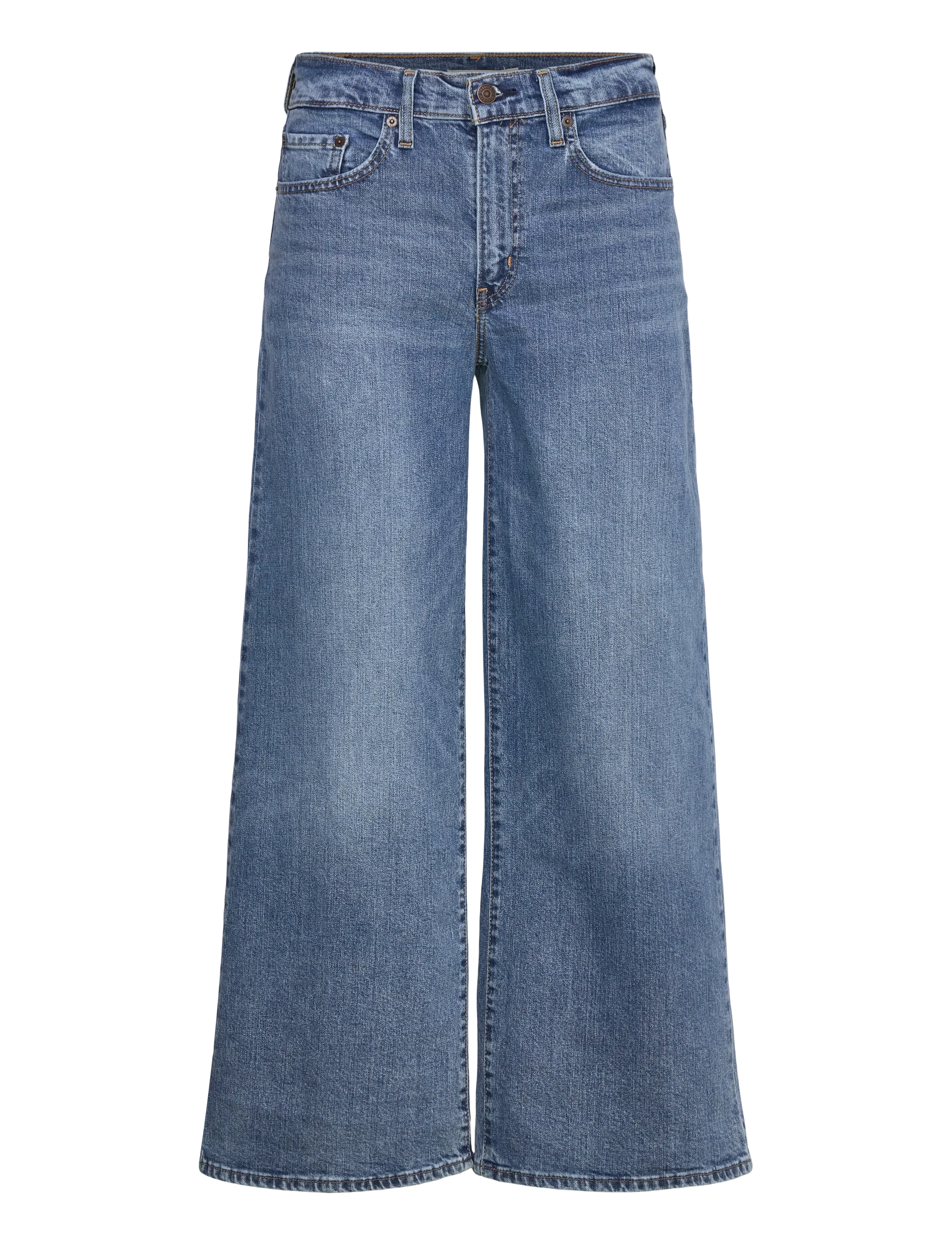 728 HR WIDE LEG SWEET SUCCESS - MED INDIGO - WORN IN