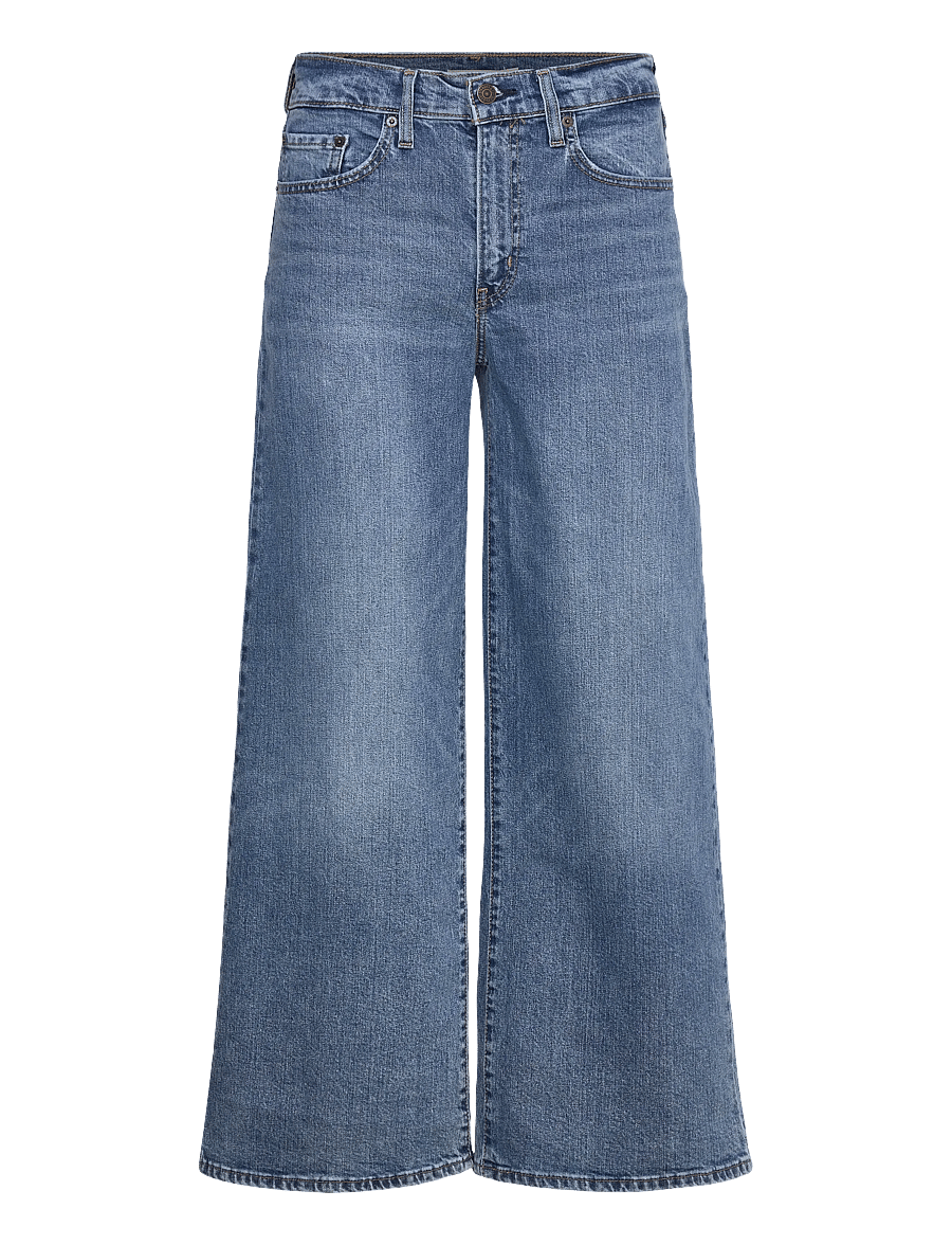 Levi's® - 728 HR WIDE LEG SWEET SUCCESS - hosen mit weitem bein - med indigo - worn in - 1