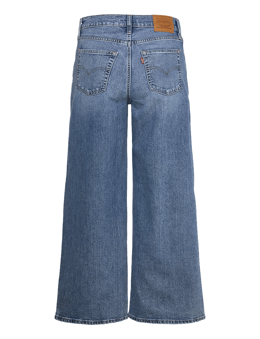 Levi's® - 728 HR WIDE LEG SWEET SUCCESS - hosen mit weitem bein - med indigo - worn in - 2