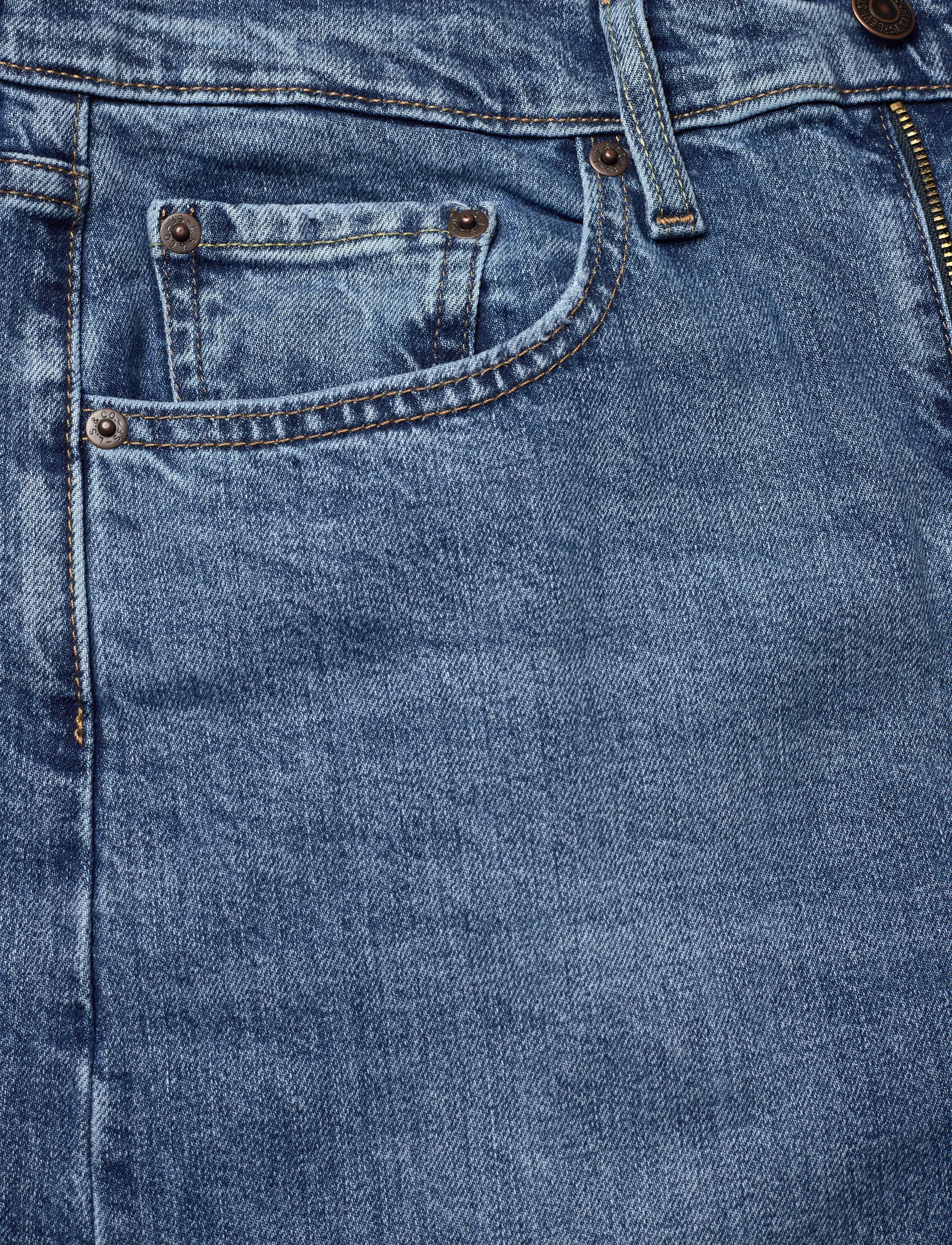 Levi's® - 728 HR WIDE LEG SWEET SUCCESS - pantalons larges - med indigo - worn in - 5