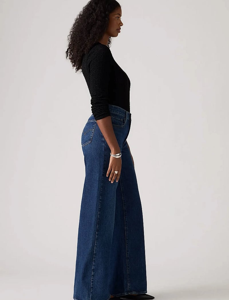 Levi's® - 728 HR WIDE LEG WOODSTOCK WIDE - laia säärega teksad - dark indigo - worn in - 3