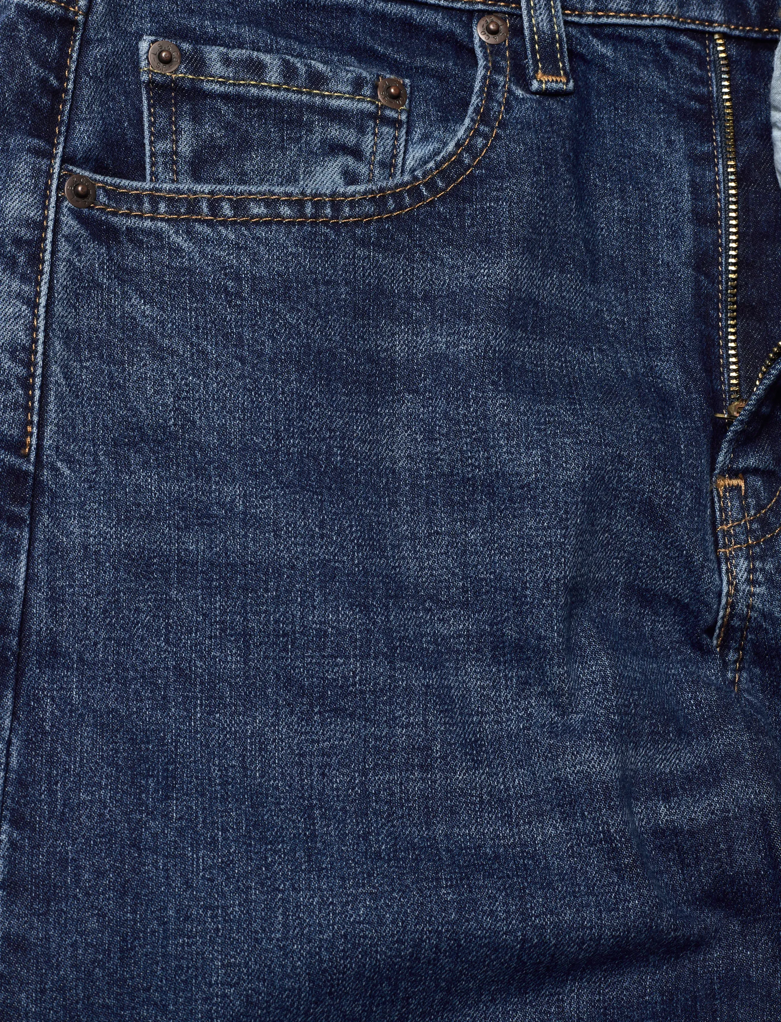 Levi's® - 728 HR WIDE LEG WOODSTOCK WIDE - pantalons larges - dark indigo - worn in - 5