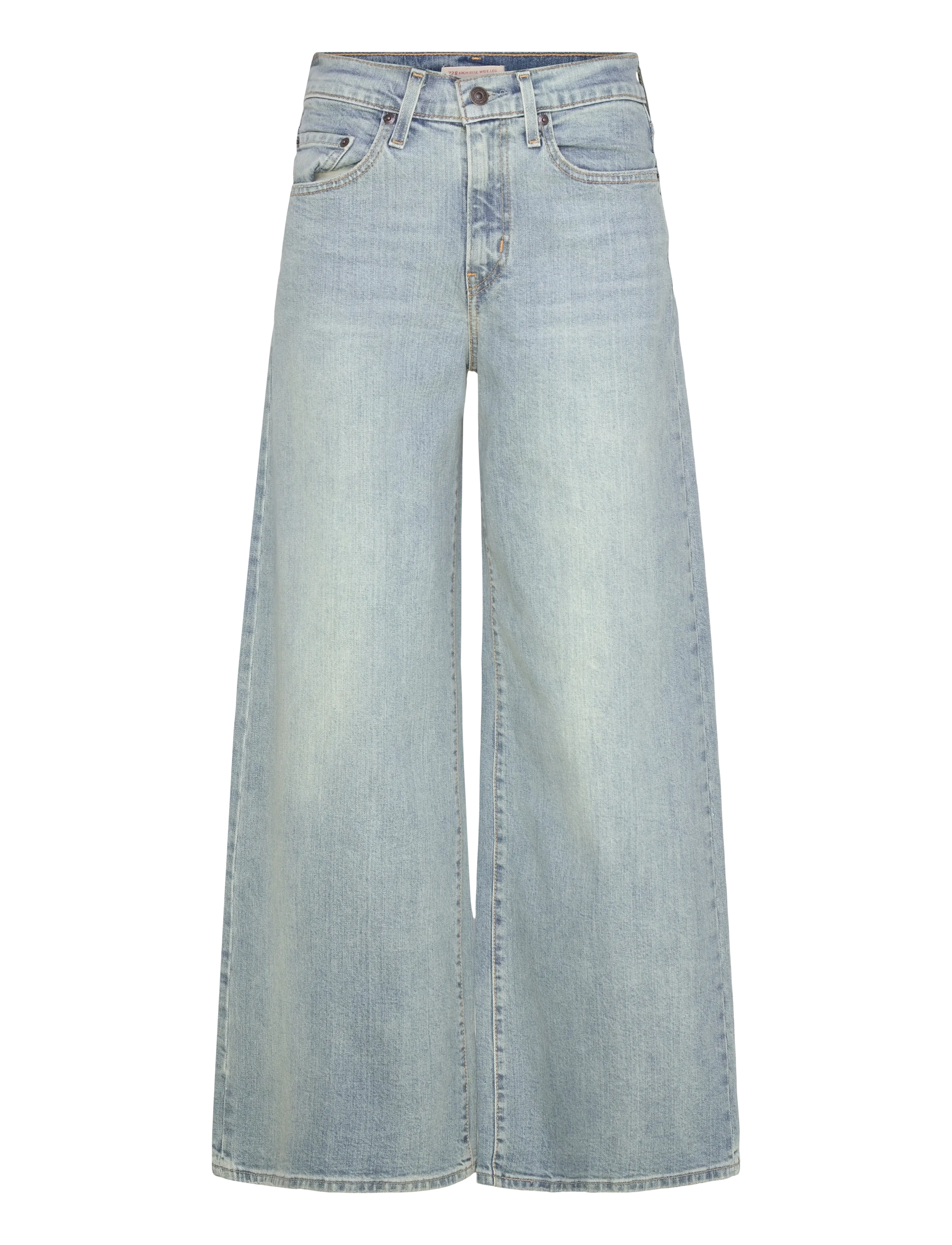 Levi's® 728 HR WIDE LEG HEADWINDS AHEA - Puhkerõivad - LIGHT INDIGO - WORN IN / blue