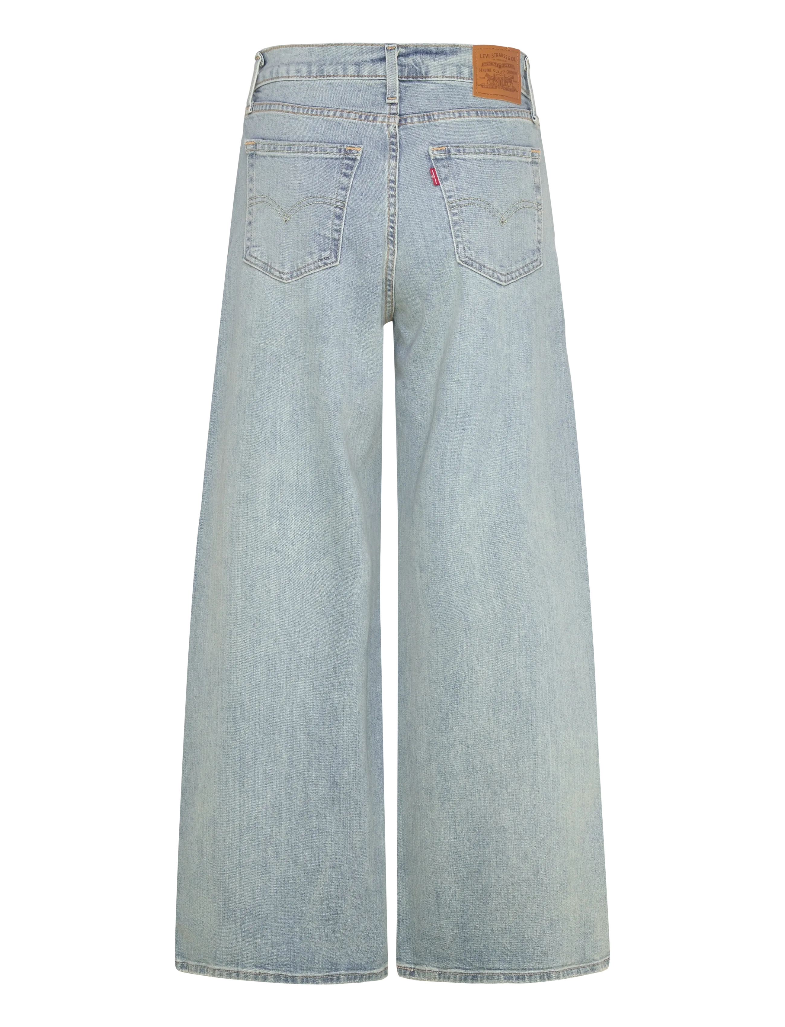Levi's® - 728 HR WIDE LEG HEADWINDS AHEA - hosen mit weitem bein - light indigo - worn in - 2