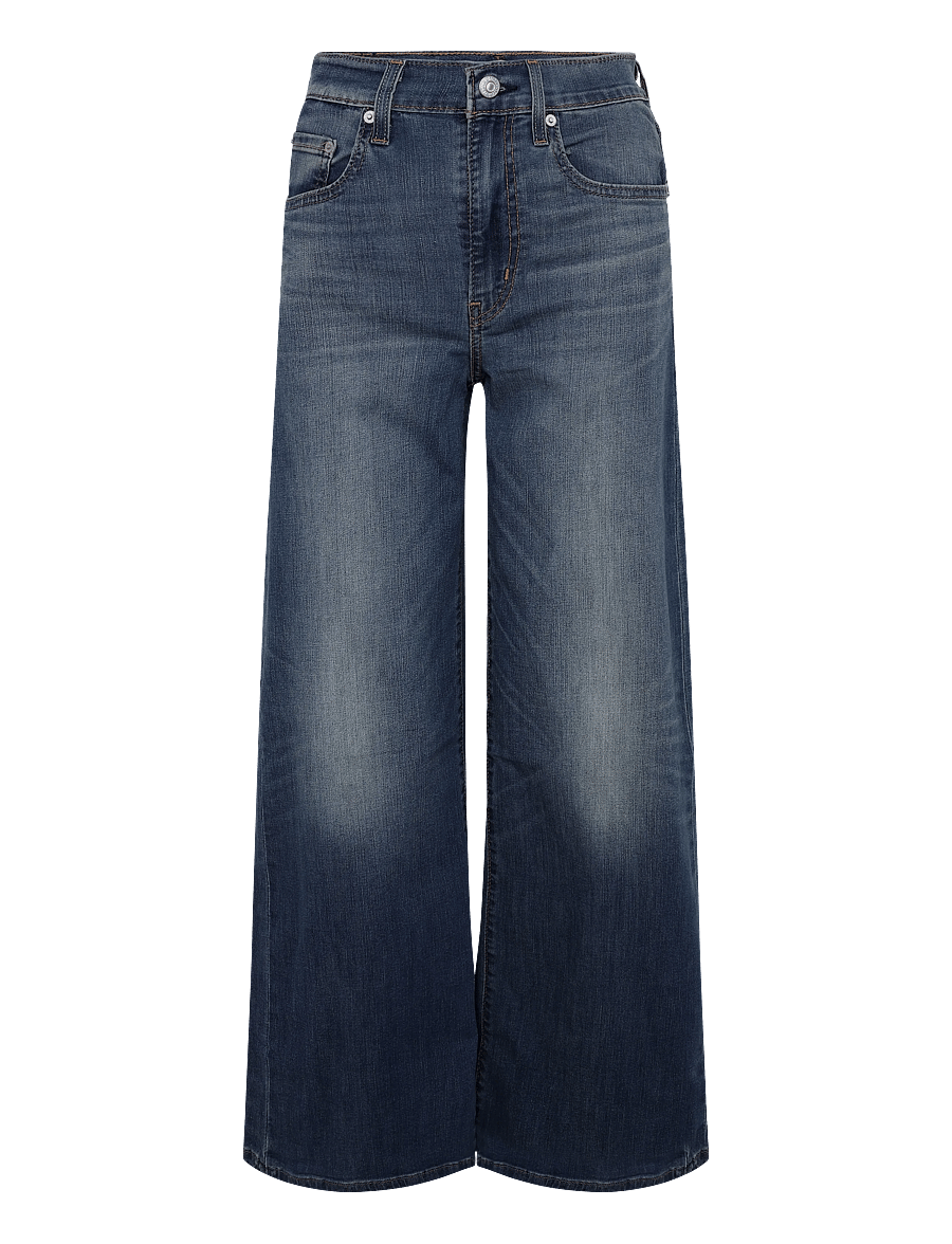 Levi's® - 728 HR WIDE LEG QUIET COOL - laia säärega teksad - med indigo - worn in - 0