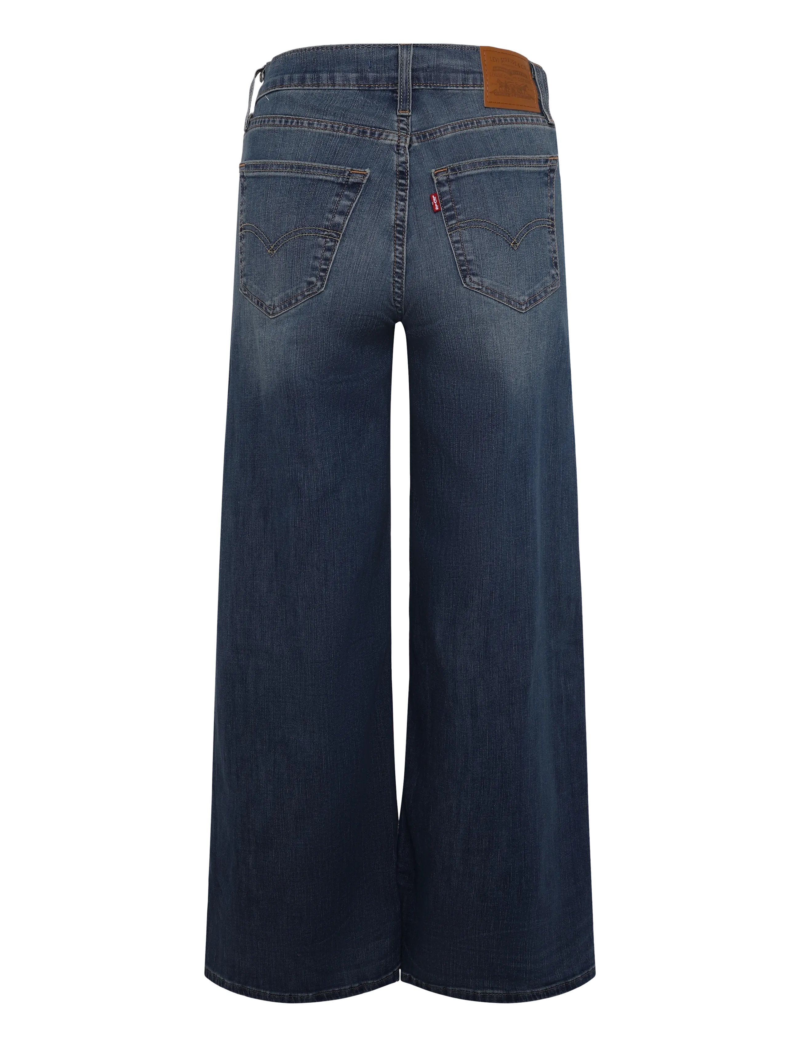 Levi's® - 728 HR WIDE LEG QUIET COOL - laia säärega teksad - med indigo - worn in - 1