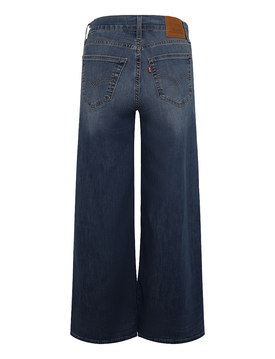 Levi's® - 728 HR WIDE LEG QUIET COOL - laia säärega teksad - med indigo - worn in - 1