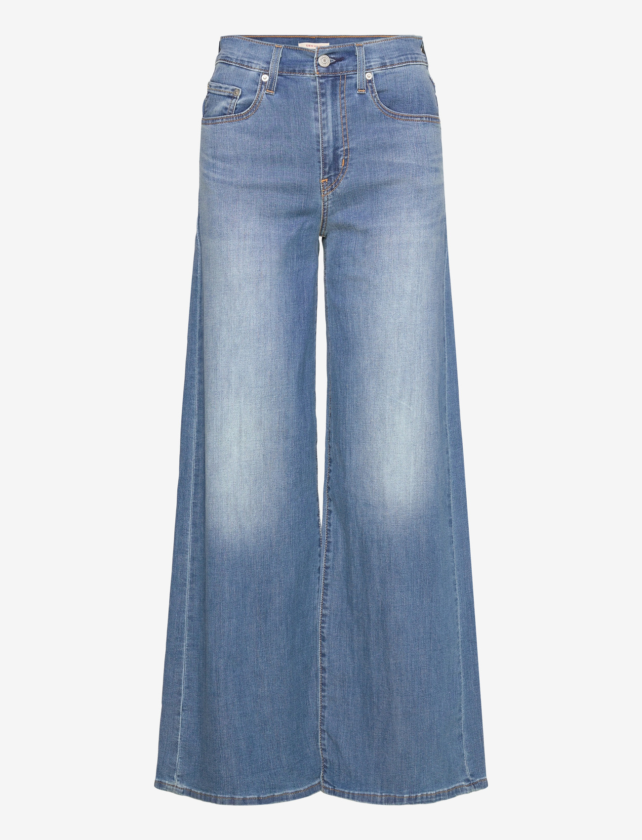 Levi's® - 728 HR WIDE LEG COOL SURF - vida jeans - med indigo - worn in - 1