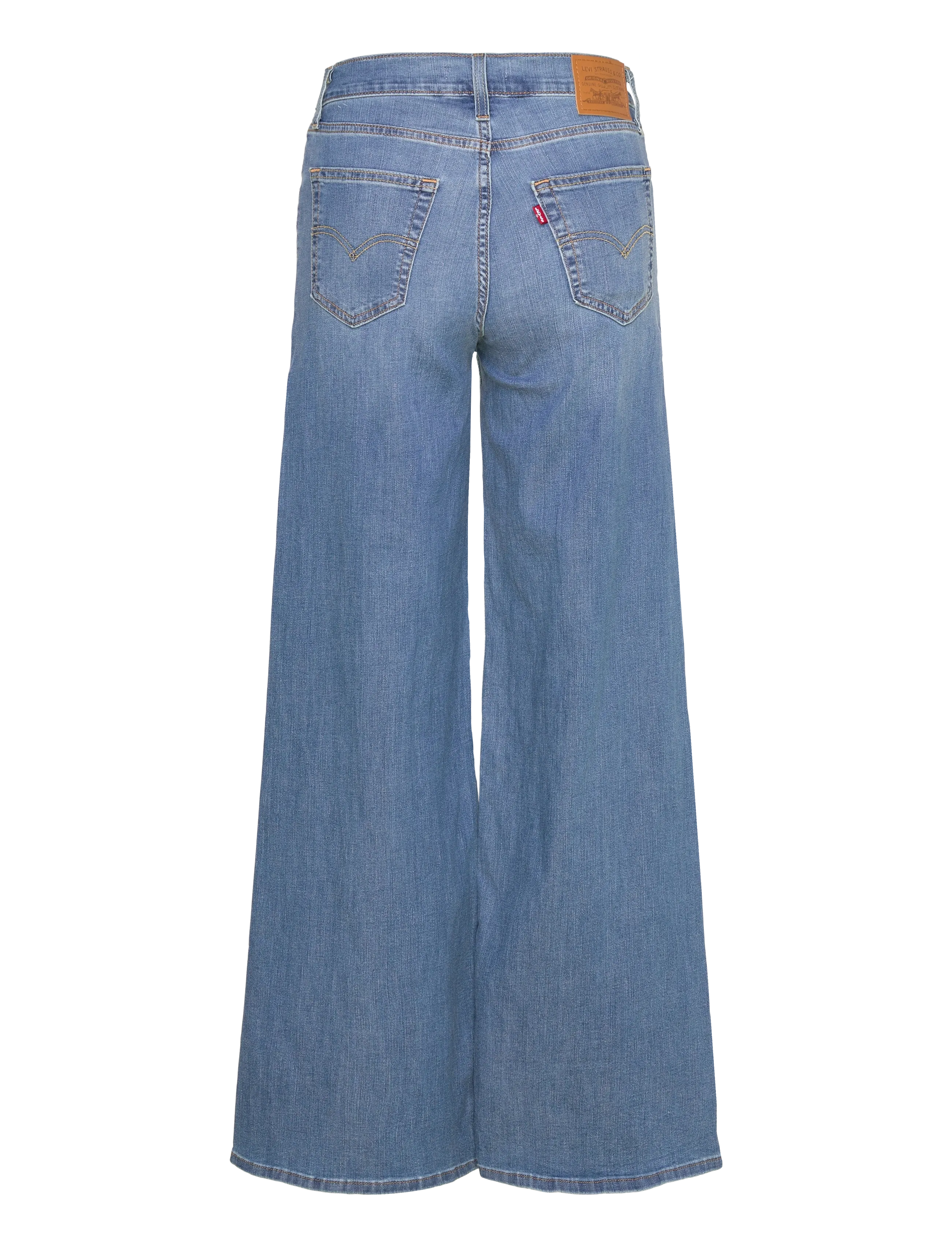 Levi's® - 728 HR WIDE LEG COOL SURF - hosen mit weitem bein - med indigo - worn in - 2