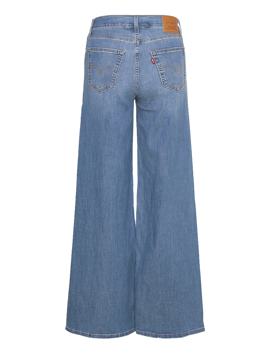 Levi's® - 728 HR WIDE LEG COOL SURF - hosen mit weitem bein - med indigo - worn in - 2