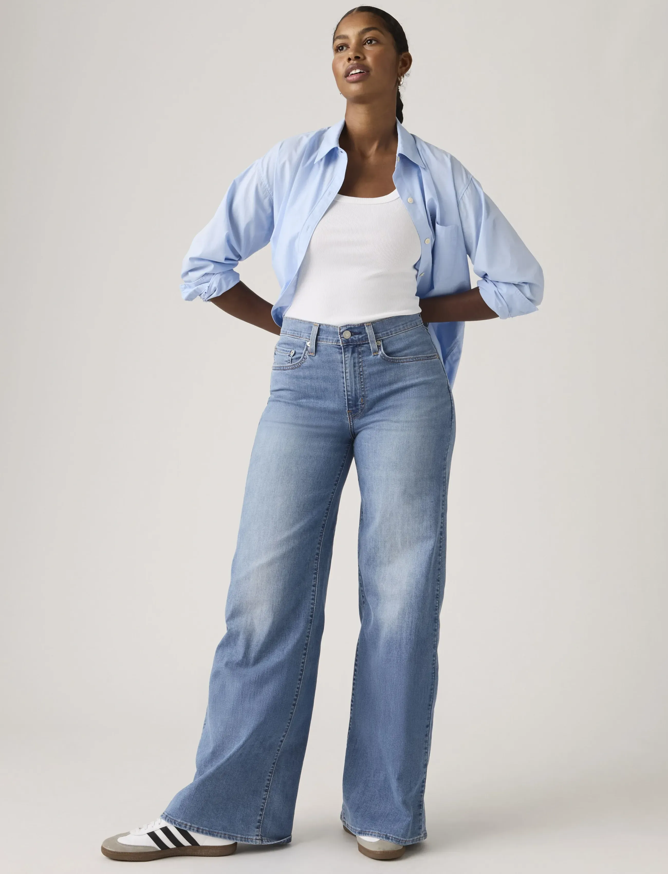 LEVIS ® Jeans 728 Wide Leg High Rise dam – bild 7