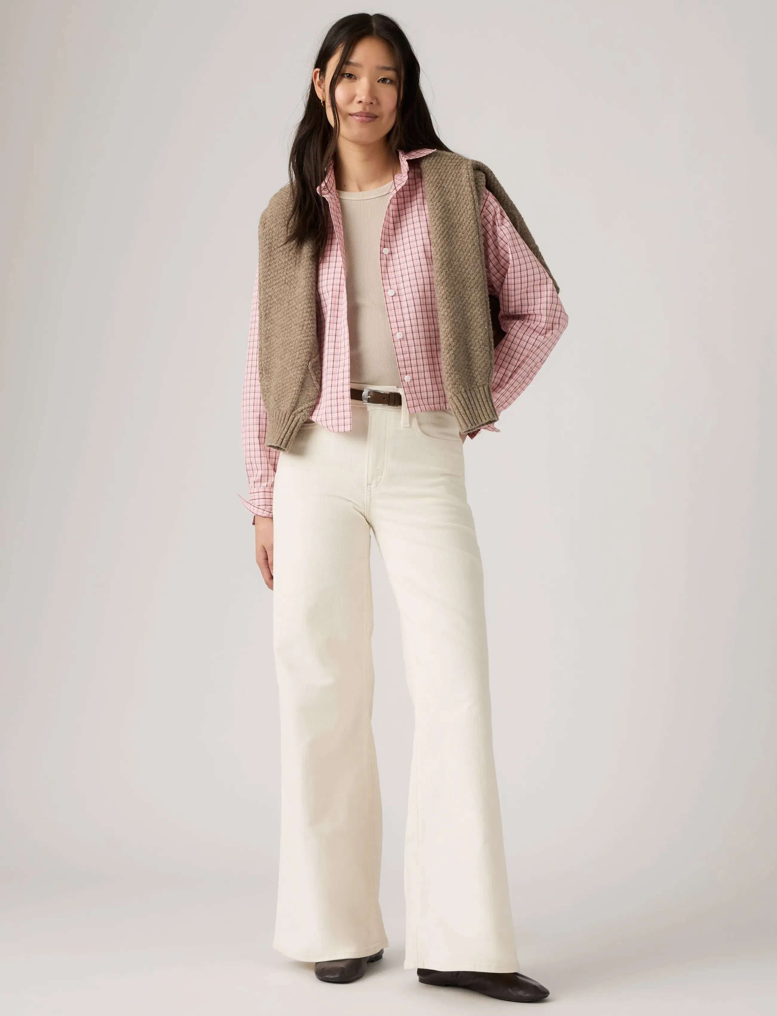 Levi's® 728 HR WIDE LEG EGRET - Levi's® - WHITES / cream