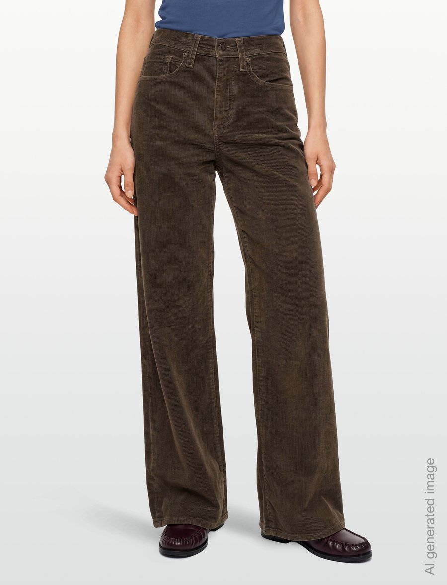 Levi's® - 728 HR WIDE LEG CANTEEN - vida byxor - browns - 3