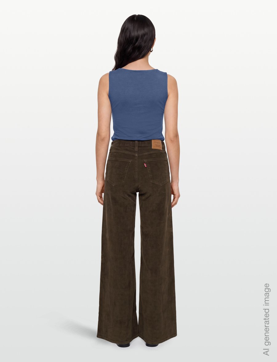 Levi's® - 728 HR WIDE LEG CANTEEN - vida byxor - browns - 4