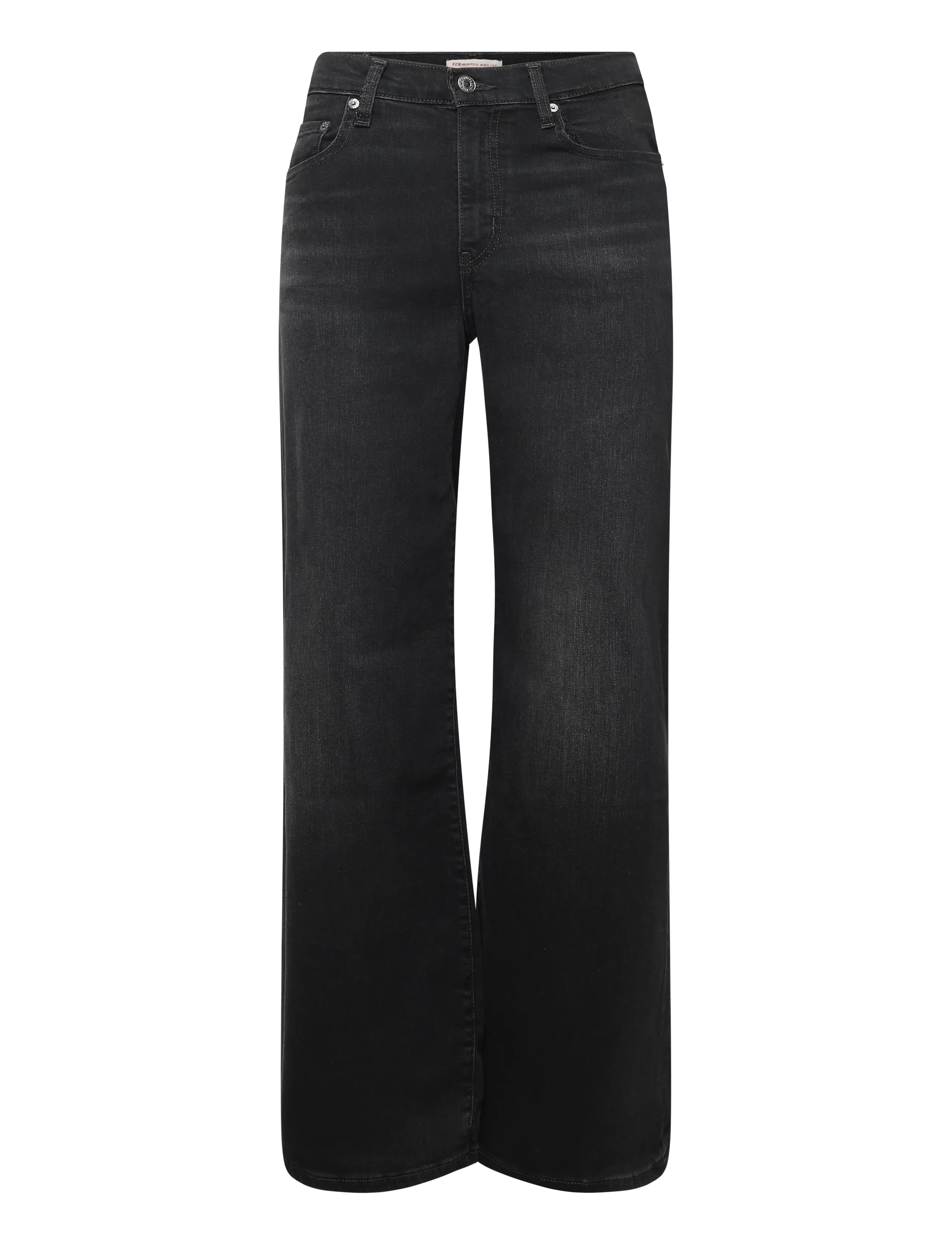 Levi's® 728 HR WIDE LEG WORN MIDNIGHT - Jeans - BLACKS / black