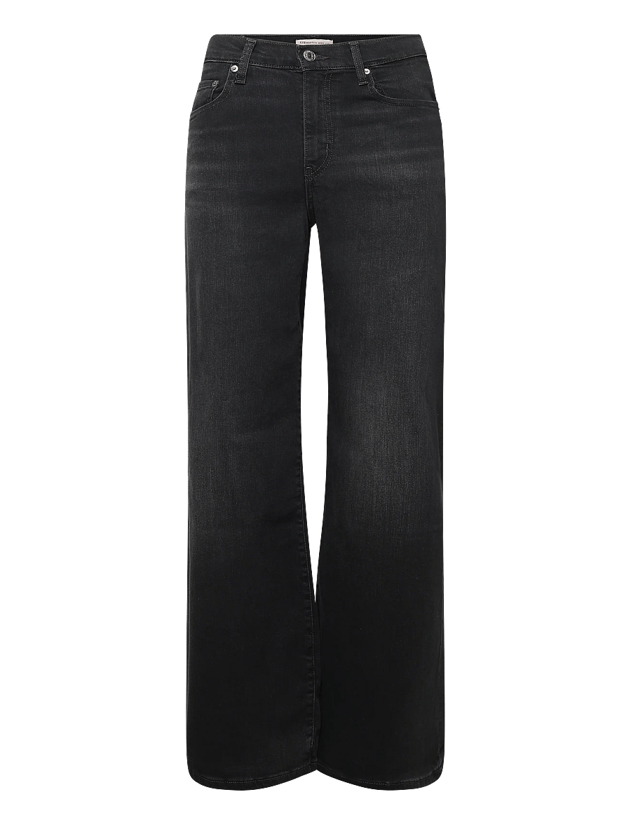 Levi's® - 728 HR WIDE LEG WORN MIDNIGHT - hosen mit weitem bein - blacks - 0