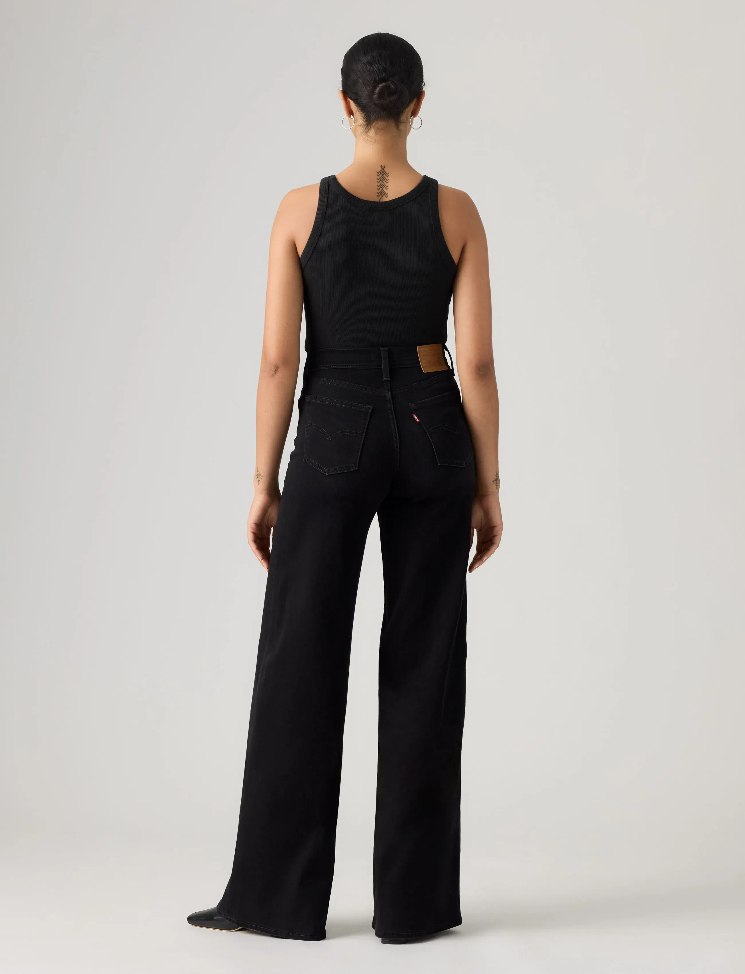 LEVIS ® 728 Hr Wide Leg Worn Midnight jeans dam – bild 3
