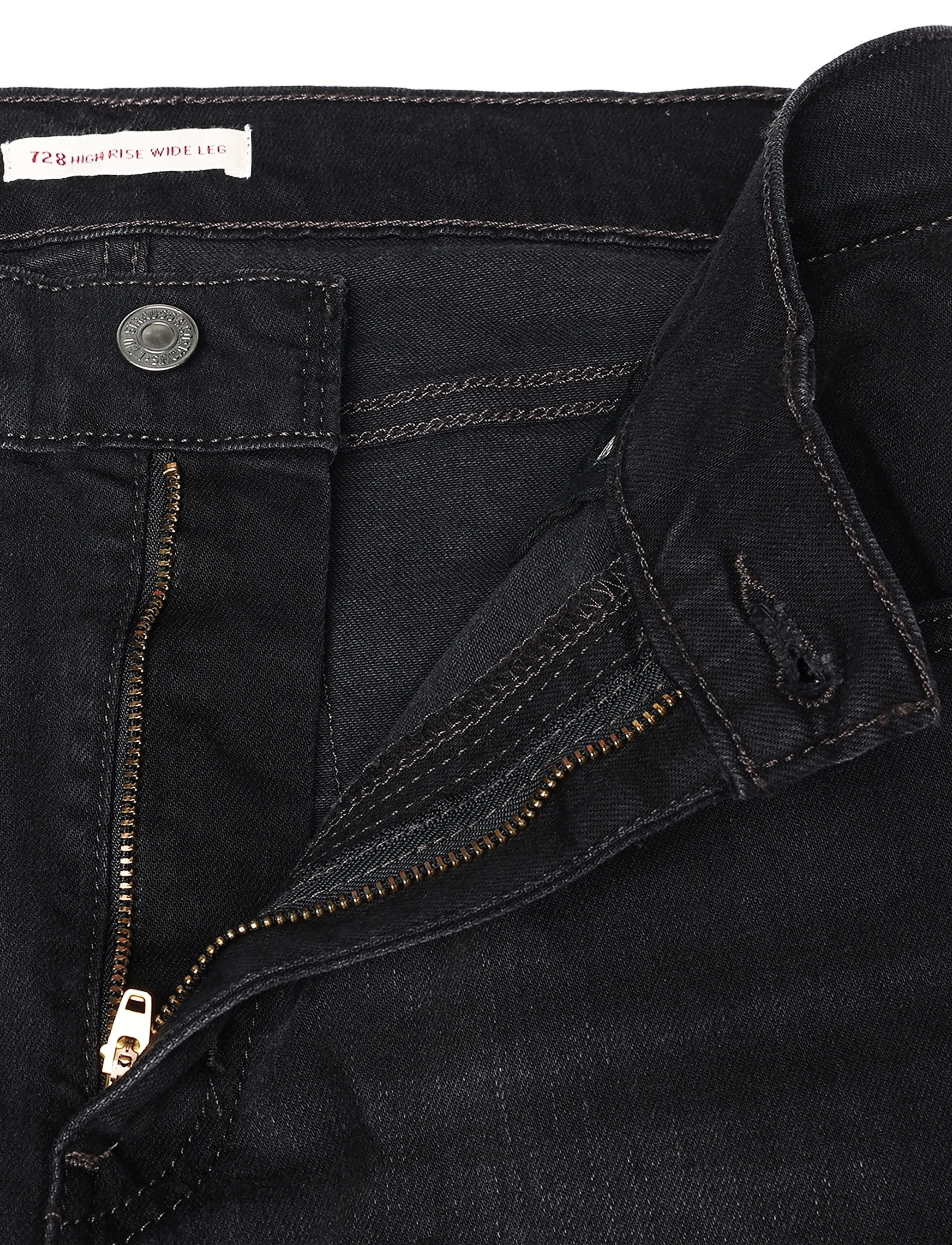 Levi's® - 728 HR WIDE LEG WORN MIDNIGHT - blacks - 3