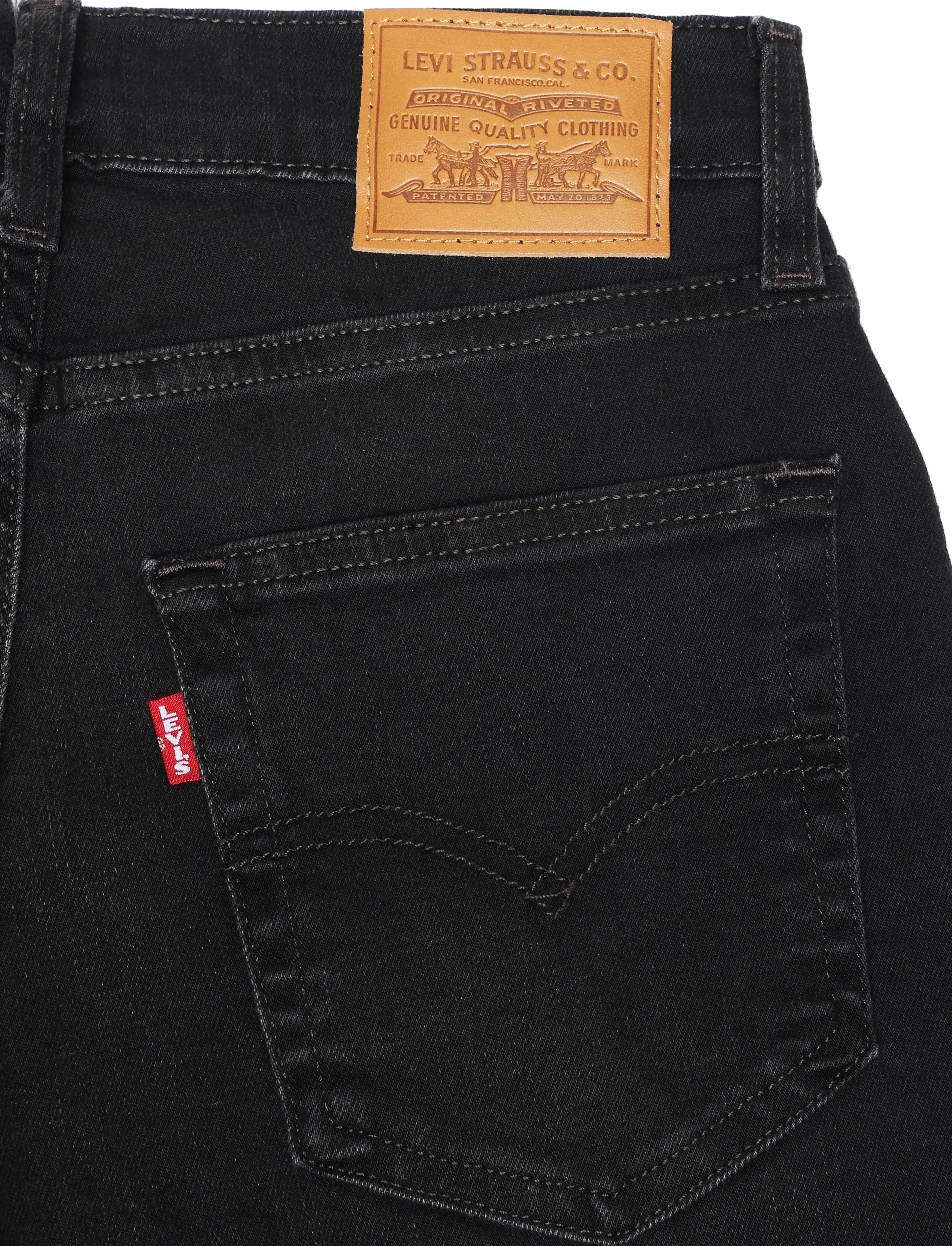 Levi's® - 728 HR WIDE LEG WORN MIDNIGHT - blacks - 4