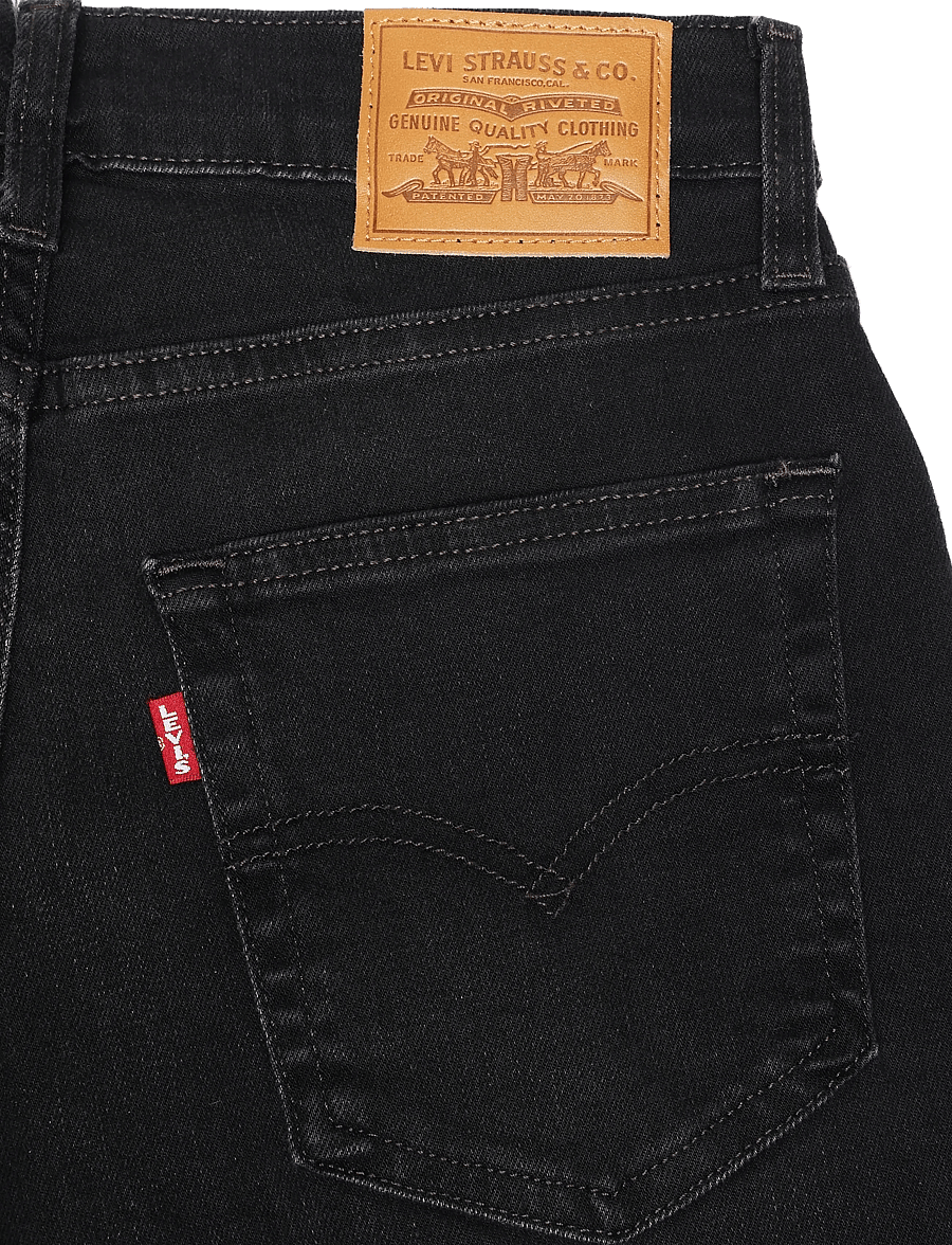 Levi's® - 728 HR WIDE LEG WORN MIDNIGHT - hosen mit weitem bein - blacks - 4