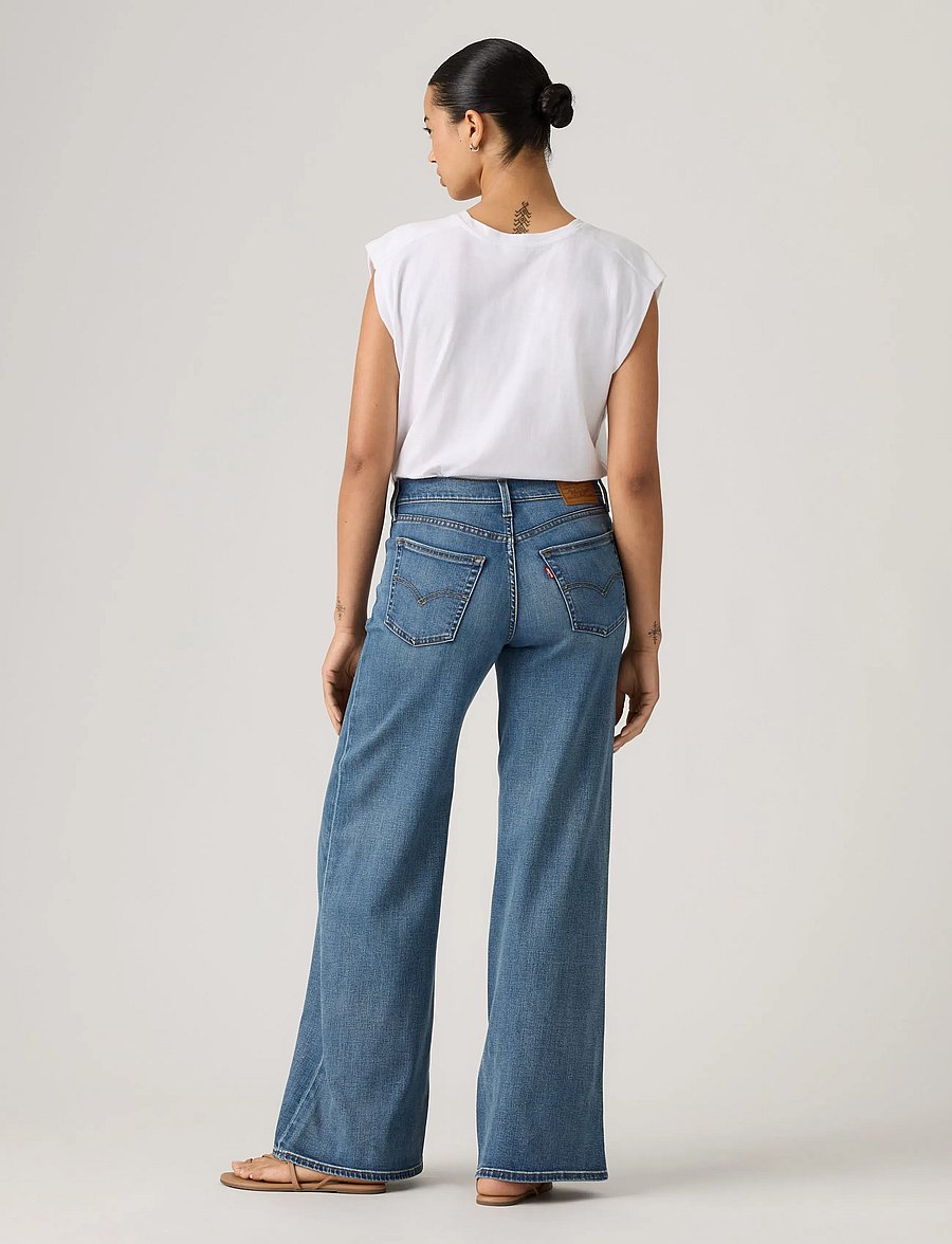 Levi's® - 728 HR WIDE LEG FINDER KEEPER - brede jeans - med indigo - worn in - 4