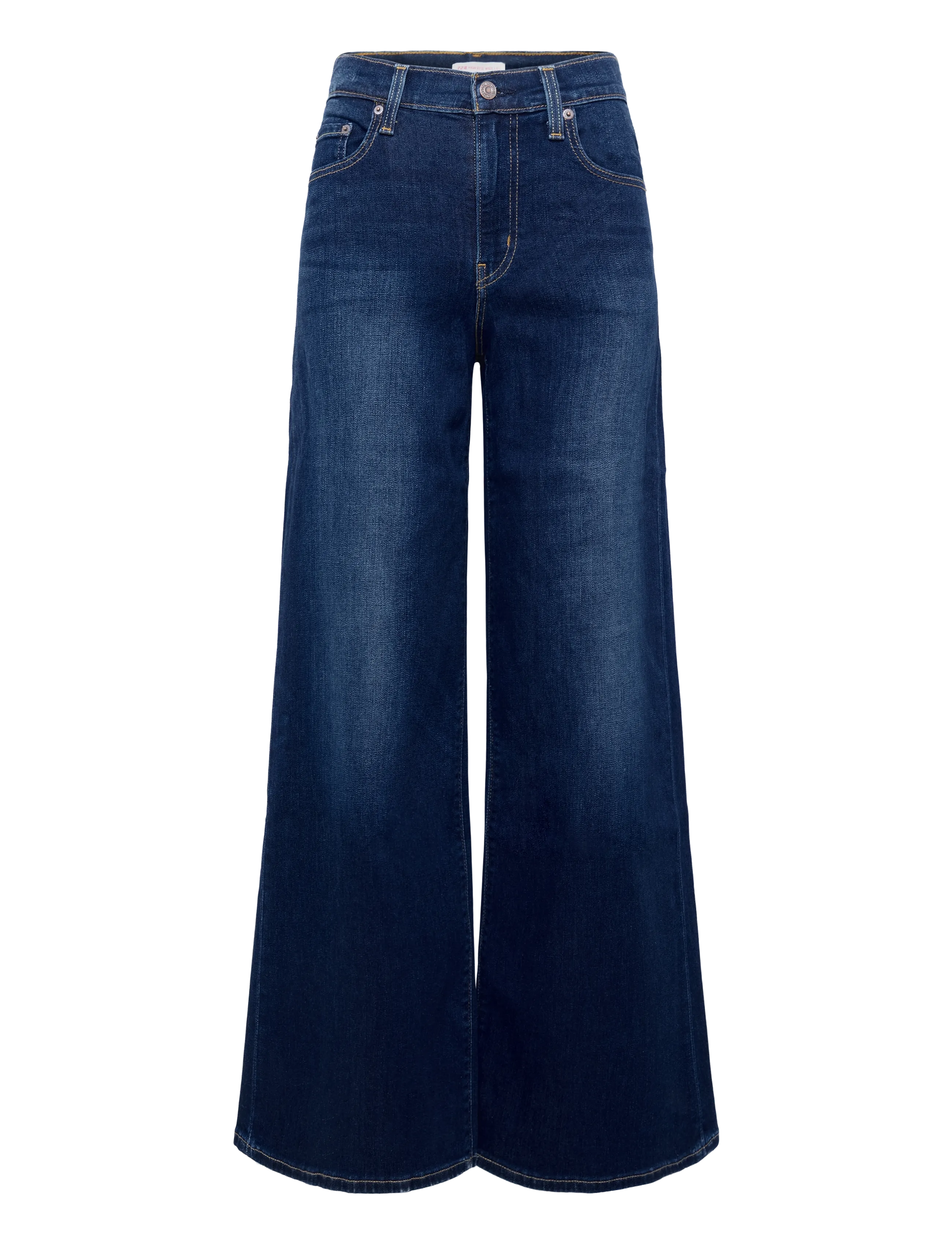 Levi's® 728 HR WIDE LEG TRUE BLUE DARK - Transitional Layering - DARK INDIGO - WORN IN / navy