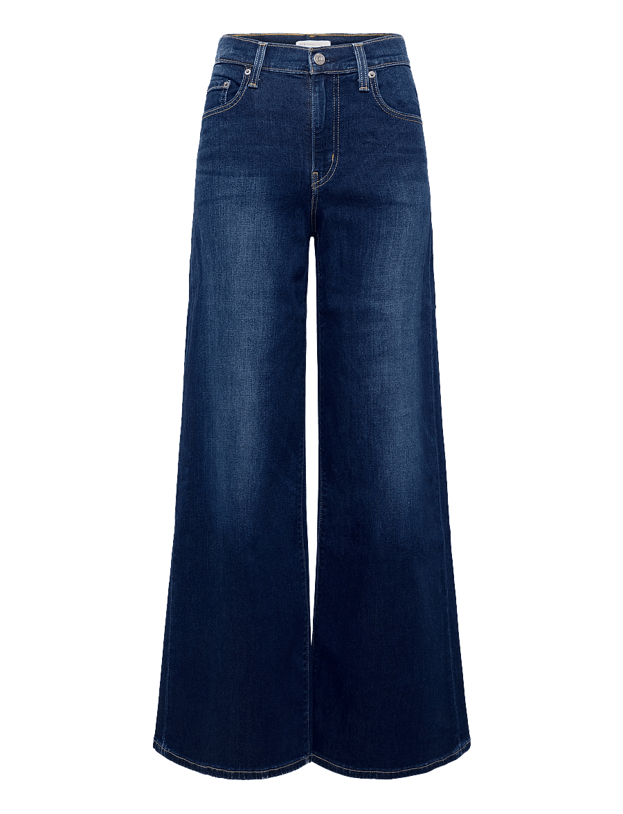 Levi's® - 728 HR WIDE LEG TRUE BLUE DARK - hosen mit weitem bein - dark indigo - worn in - 0