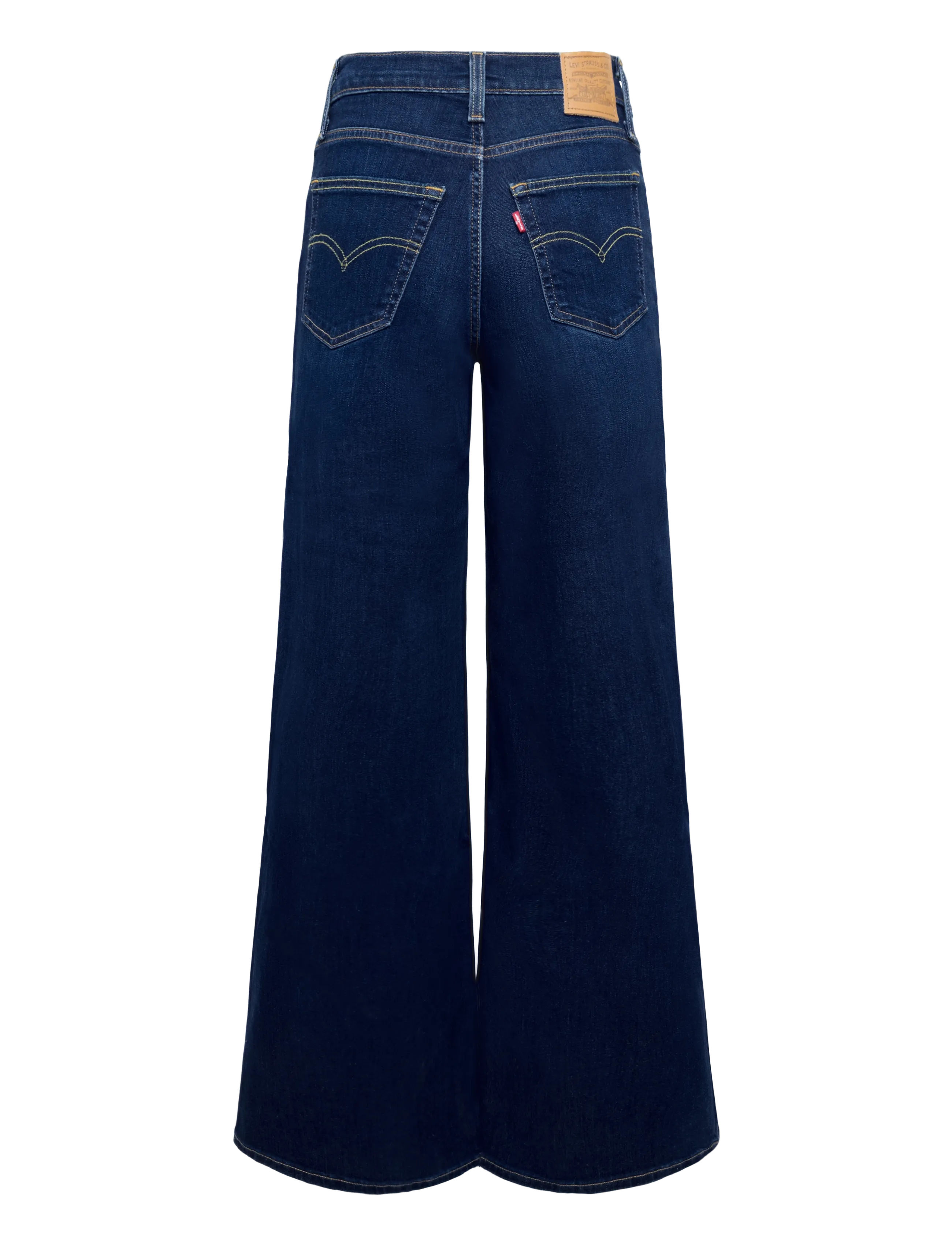 Levi's® - 728 HR WIDE LEG TRUE BLUE DARK - dark indigo - worn in - 1