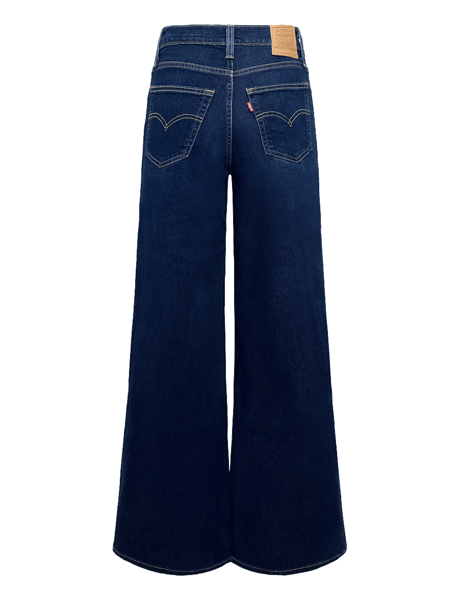 Levi's® - 728 HR WIDE LEG TRUE BLUE DARK - hosen mit weitem bein - dark indigo - worn in - 1