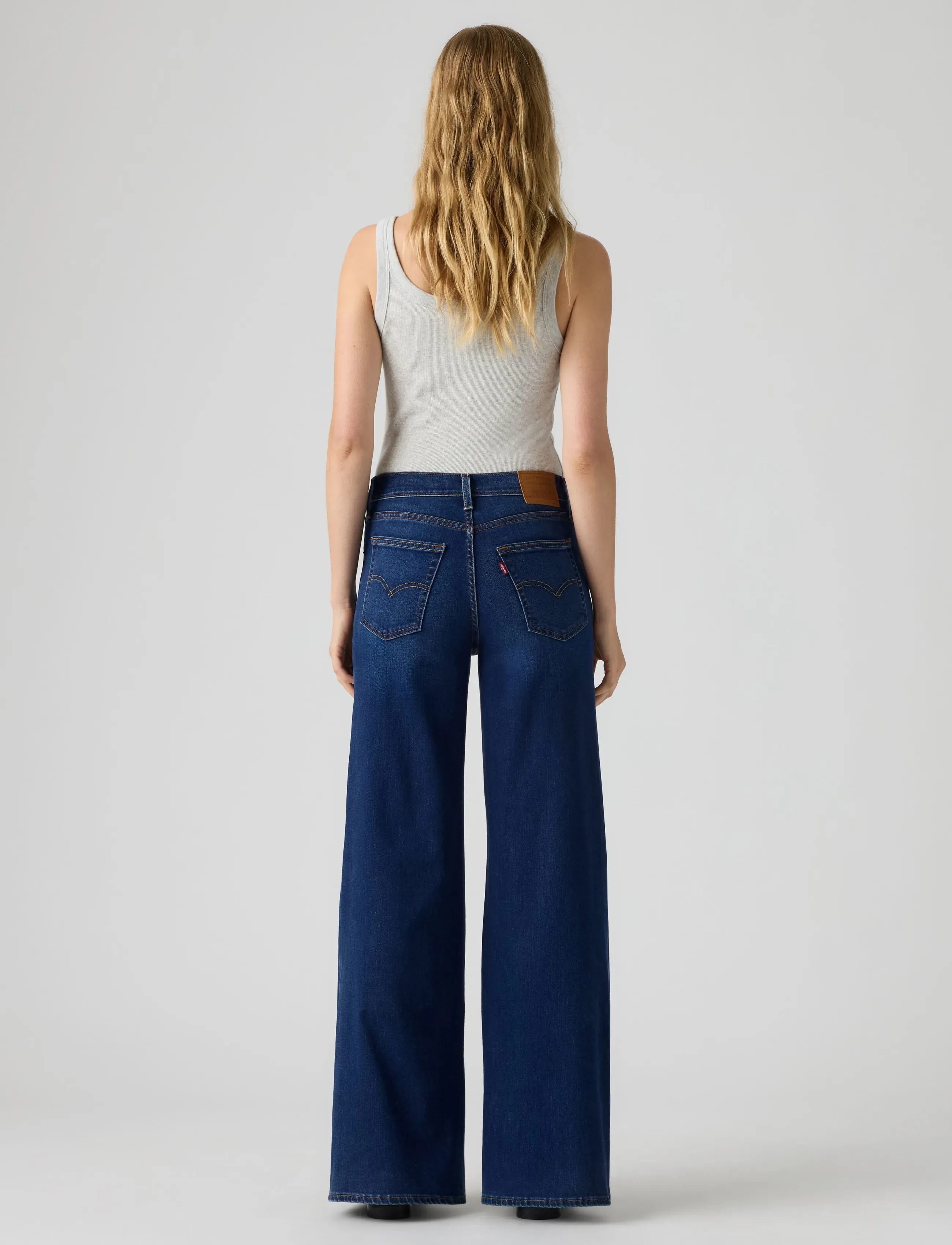 Levi's® - 728 HR WIDE LEG TRUE BLUE DARK - laia säärega teksad - dark indigo - worn in - 4