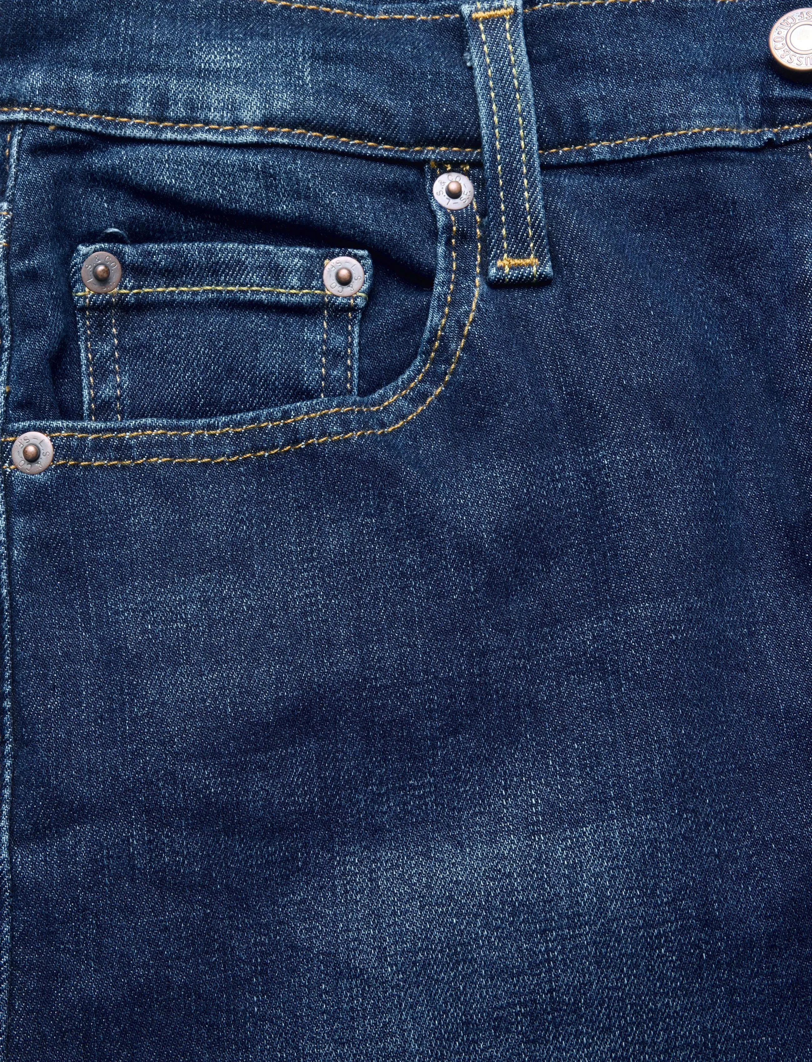 Levi's® - 728 HR WIDE LEG TRUE BLUE DARK - dark indigo - worn in - 2
