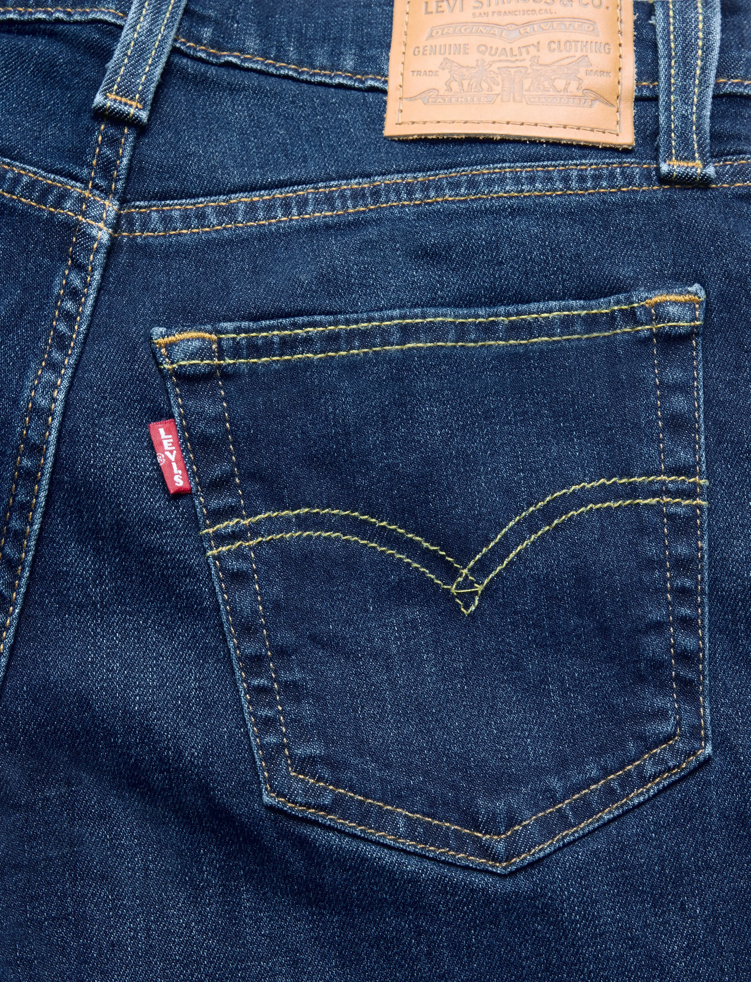 Levi's® - 728 HR WIDE LEG TRUE BLUE DARK - dark indigo - worn in - 4