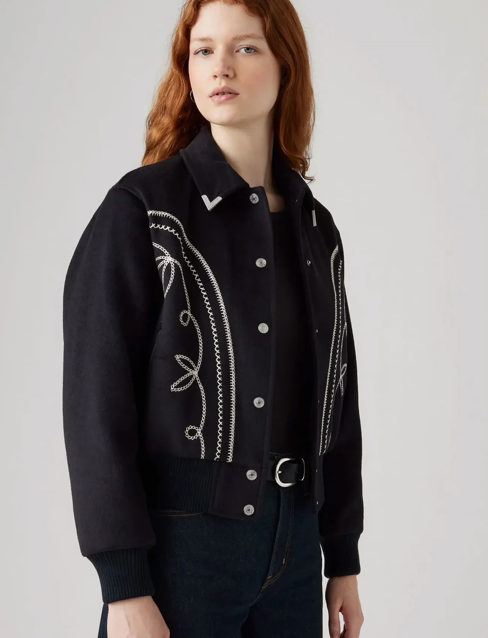 Levi's® - LENNOX RODEO JACKET ANTHRACITE - jeansskjortor - blacks - 0